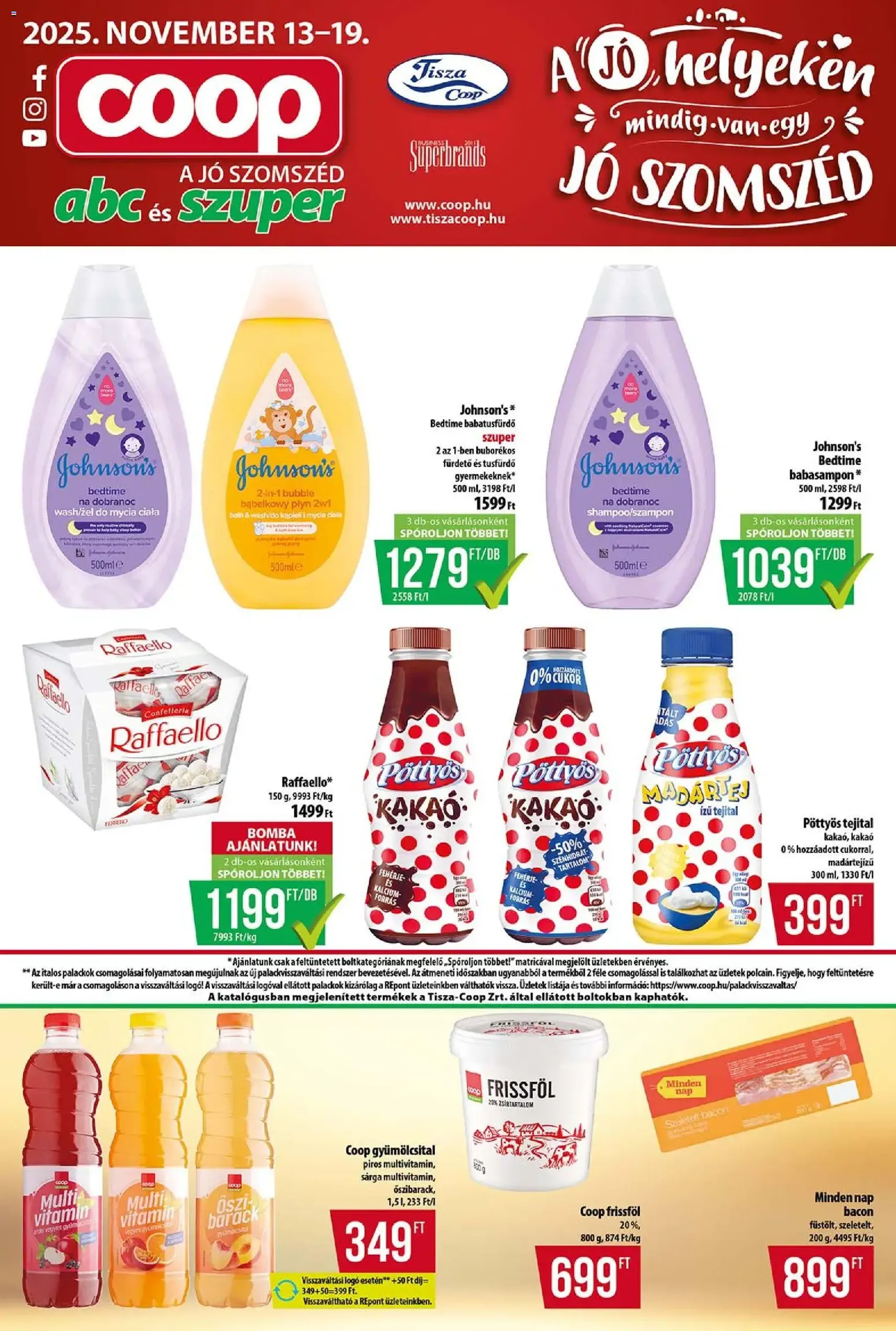 COOP Szolnok Akciós újság - 2025.11.13. érvényes szórólap 1 oldal 12 oldalból