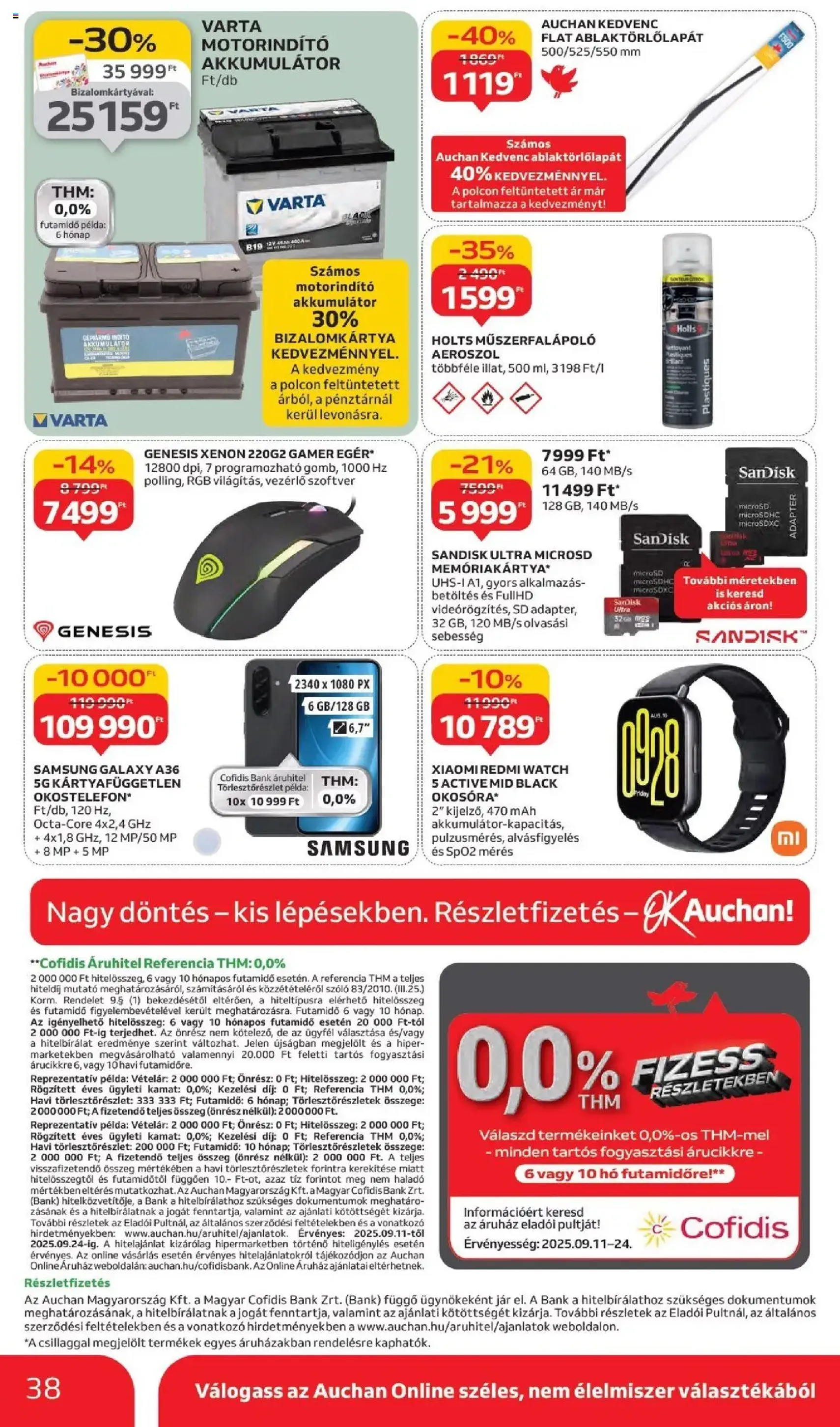Auchan Akciós újság - 2025.09.11. érvényes szórólap 38 oldal 42 oldalból Auchan Akciós újság - 2025.09.11. érvényes szórólap 38 oldal 42 oldalból