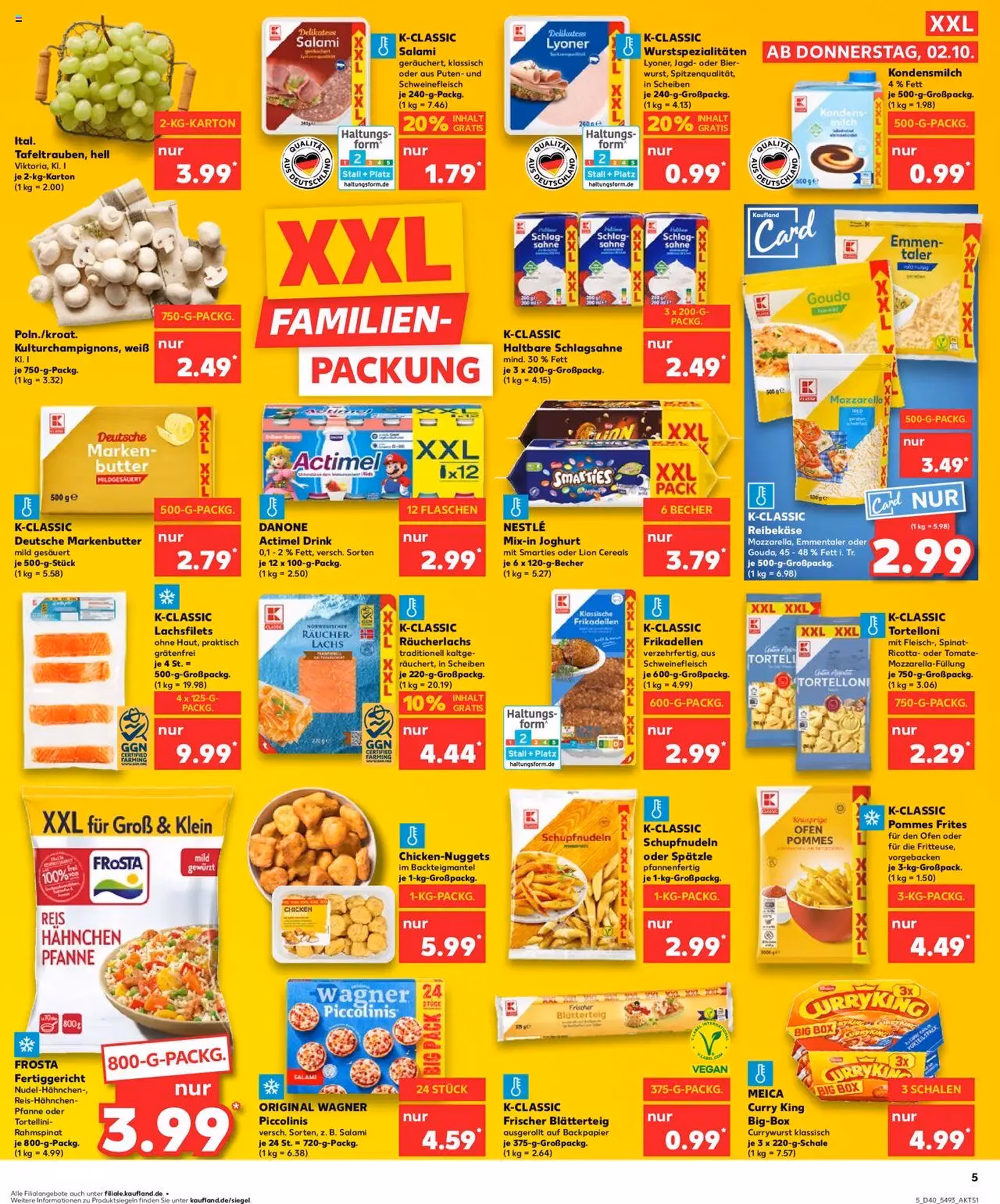 Kaufland Prospekt - Gültiger Prospekt ab 02.10.2025, Seite 5 von insgesamt 34