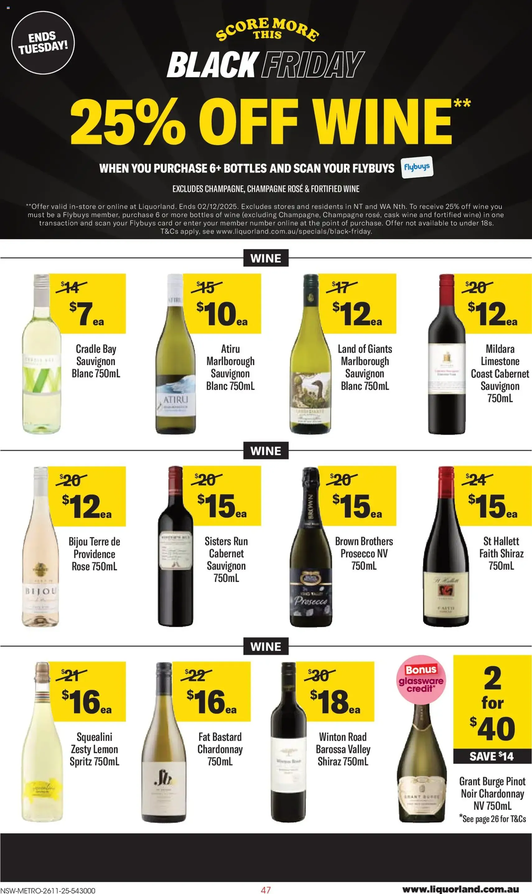 Liquorland Black Friday - valid flyer from 26/11/2025, page 2 of 4