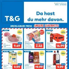 T&G Flugblatt - Prospekt Vorschau gültig ab 08.10.2026