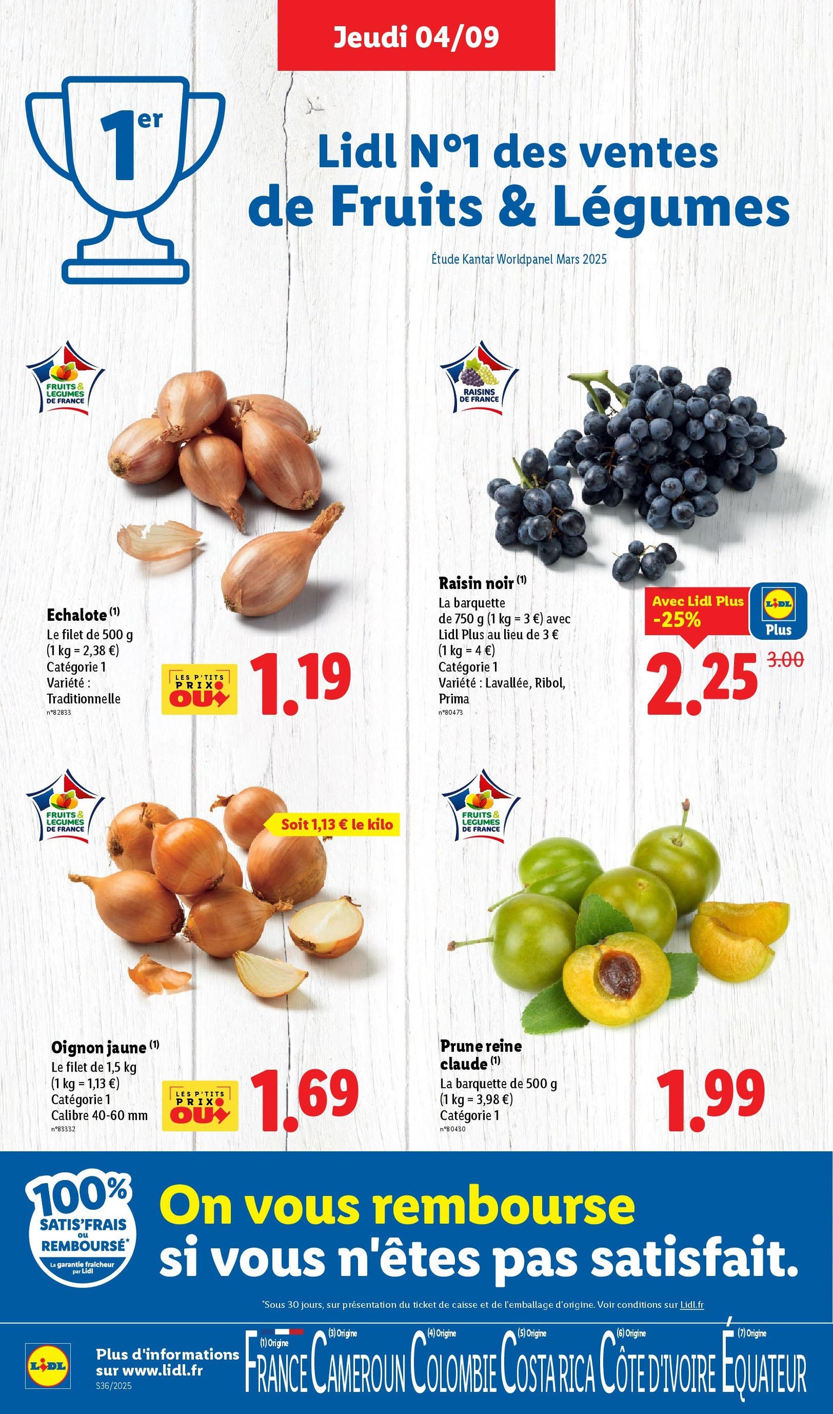 LIDL catalogue semaine 36 - brochure valable à partir du 04/09/2025, page 2 sur 73 LIDL catalogue semaine 36 - brochure valable à partir du 04/09/2025, page 2 sur 73