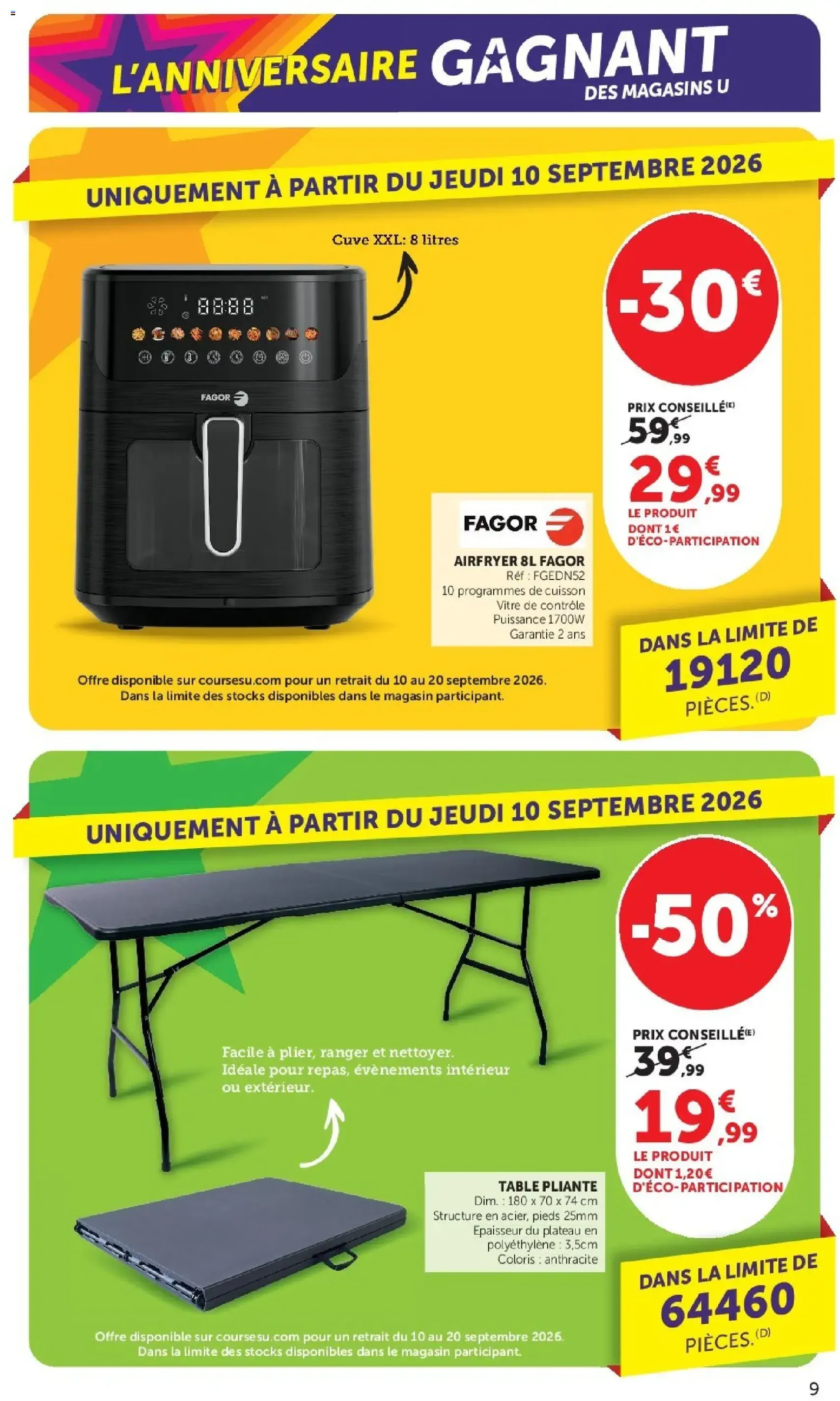 U Express catalogue - brochure valable à partir du 08/09/2026, page 9 sur 20