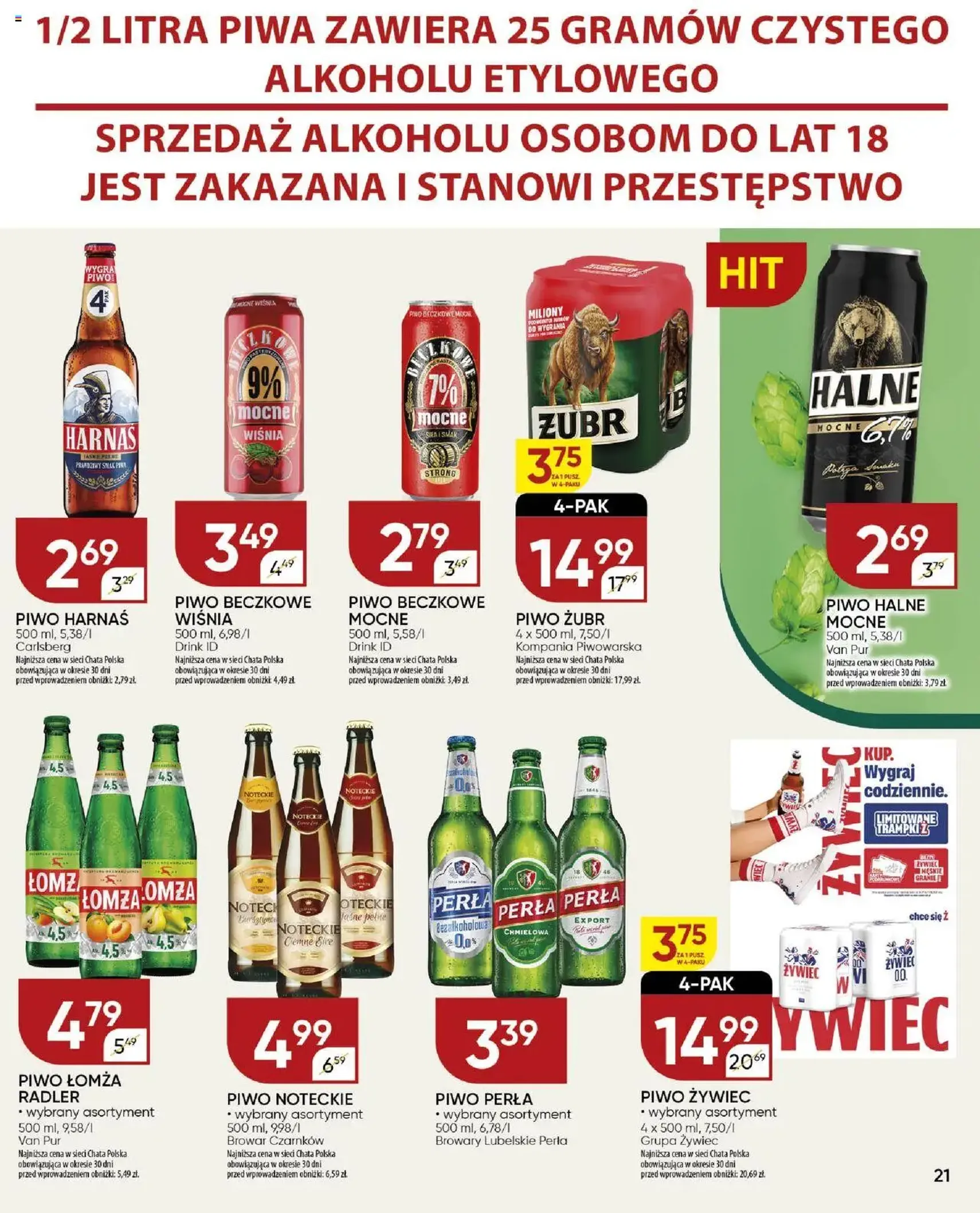 Chata Polska Gazetka - ważny gazetka od 31.07.2025 strona 21 z 24 Chata Polska Gazetka - ważny gazetka od 31.07.2025 strona 21 z 24