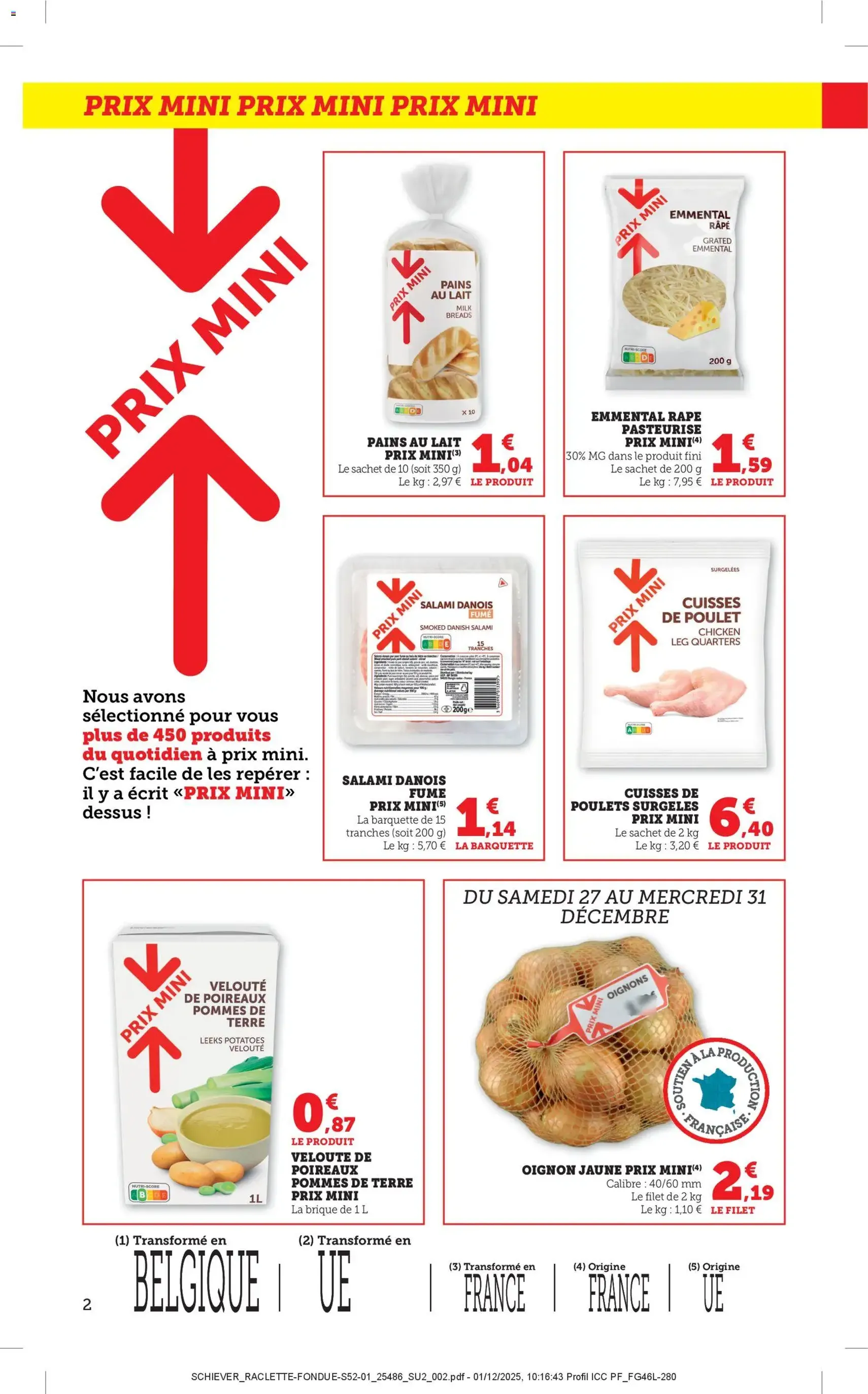 Bi1 Les offres du moment - brochure valable à partir du 27/12/2025, page 2 sur 28