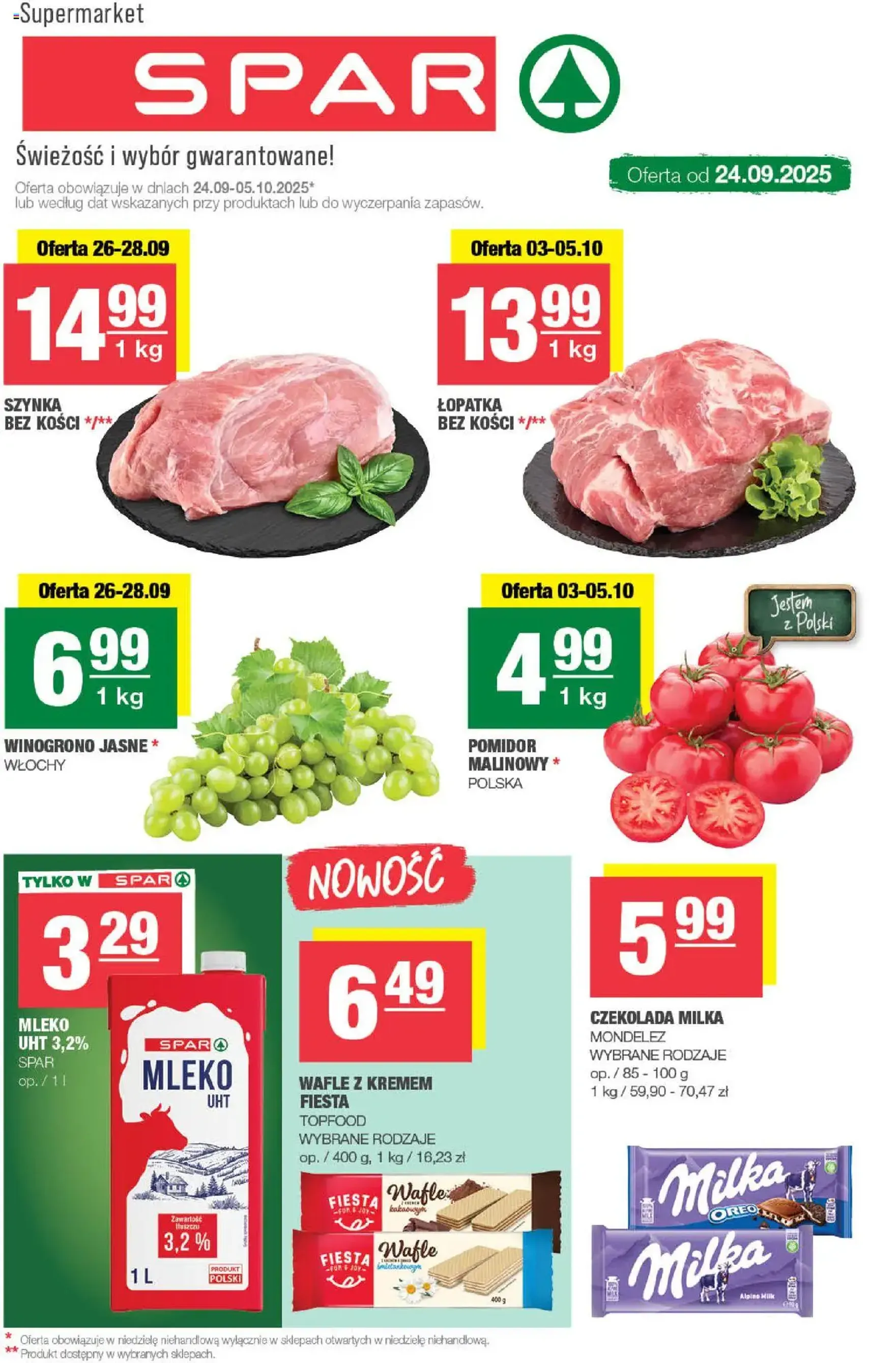 Spar Gazetka - ważny gazetka od 24.09.2025 strona 1 z 8 Spar Gazetka - ważny gazetka od 24.09.2025 strona 1 z 8
