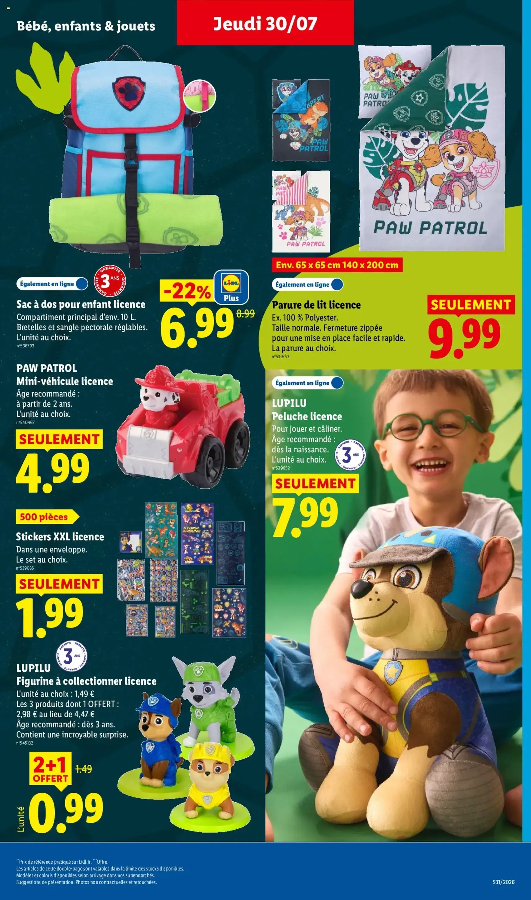 LIDL catalogue - brochure valable à partir du 30/07/2026, page 31 sur 59