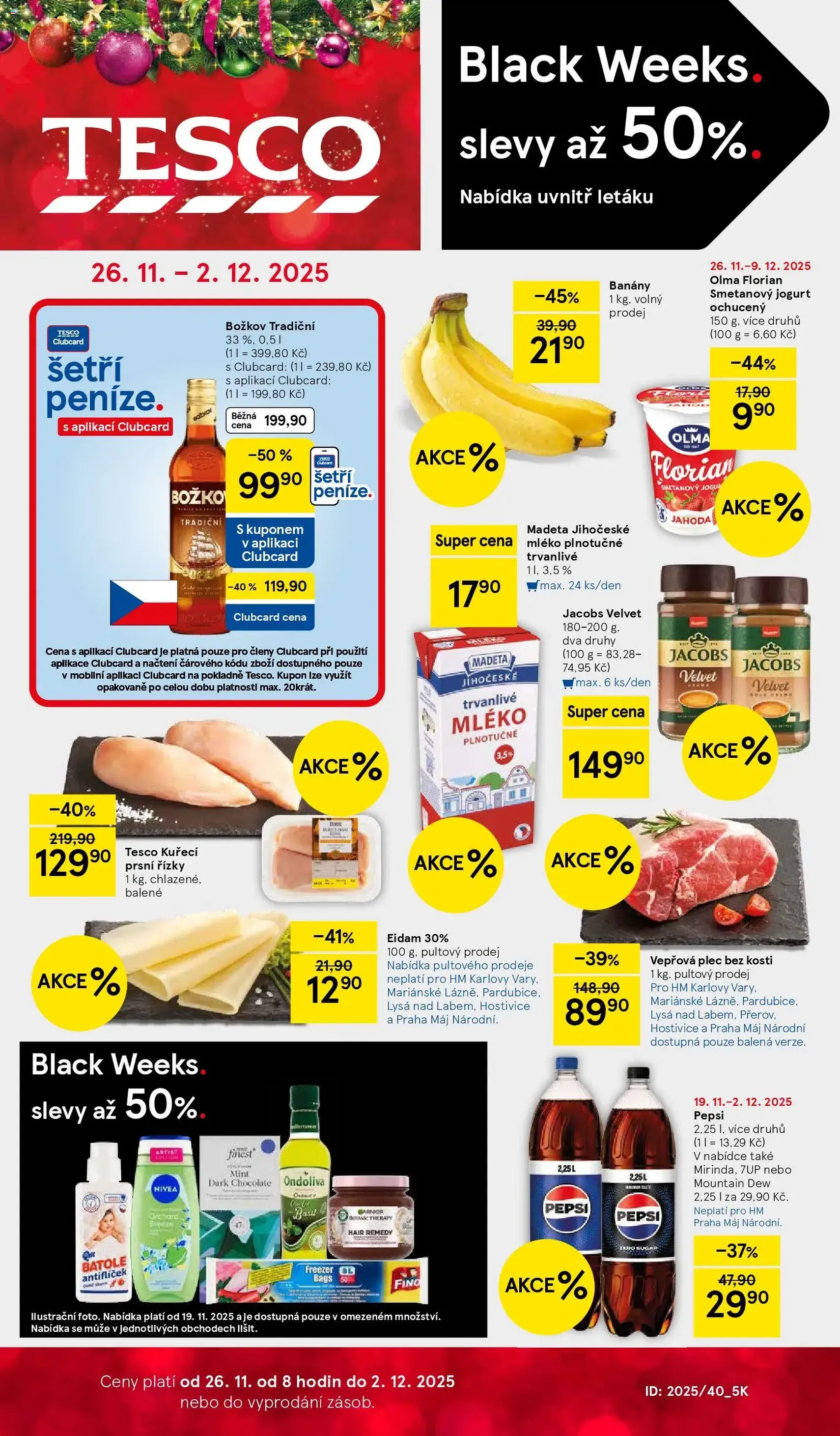 Tesco Black Friday - platný leták od 26.11.2025 strana 1 z 40
