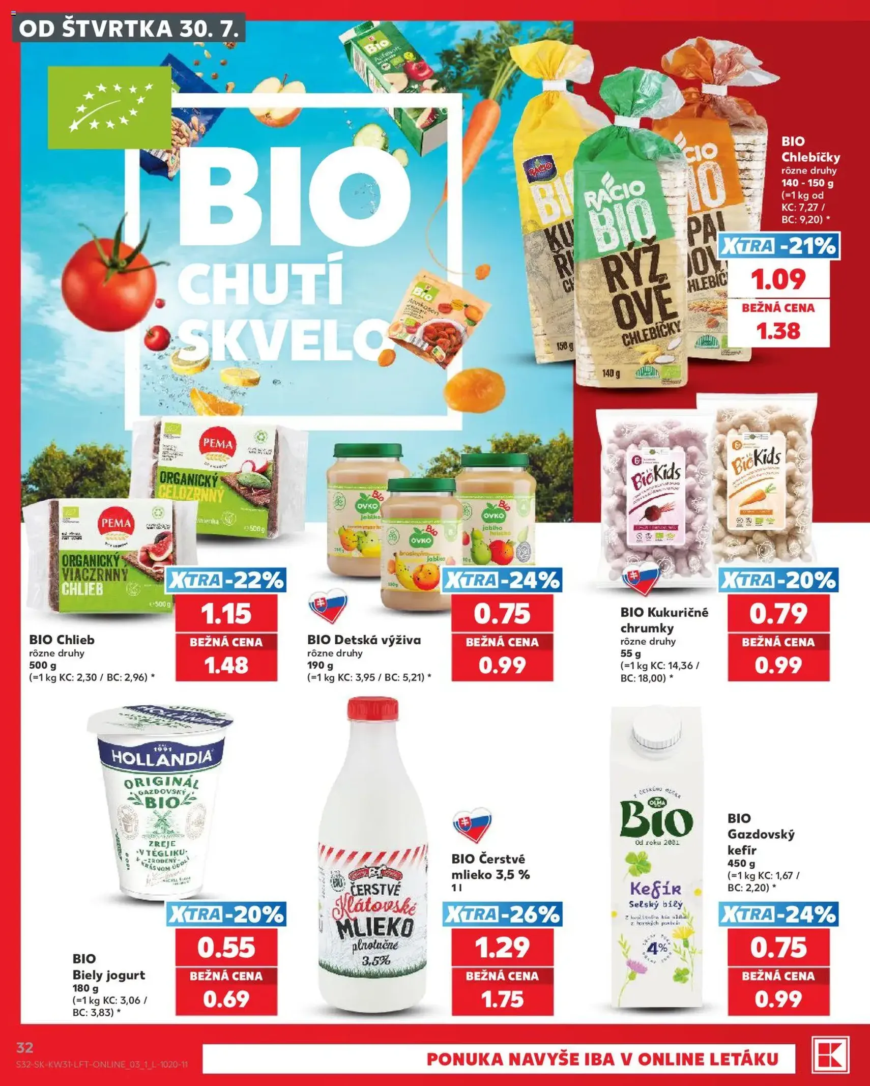 Kaufland SK akciós újság - 2026.07.30. érvényes szórólap 32 oldal 74 oldalból