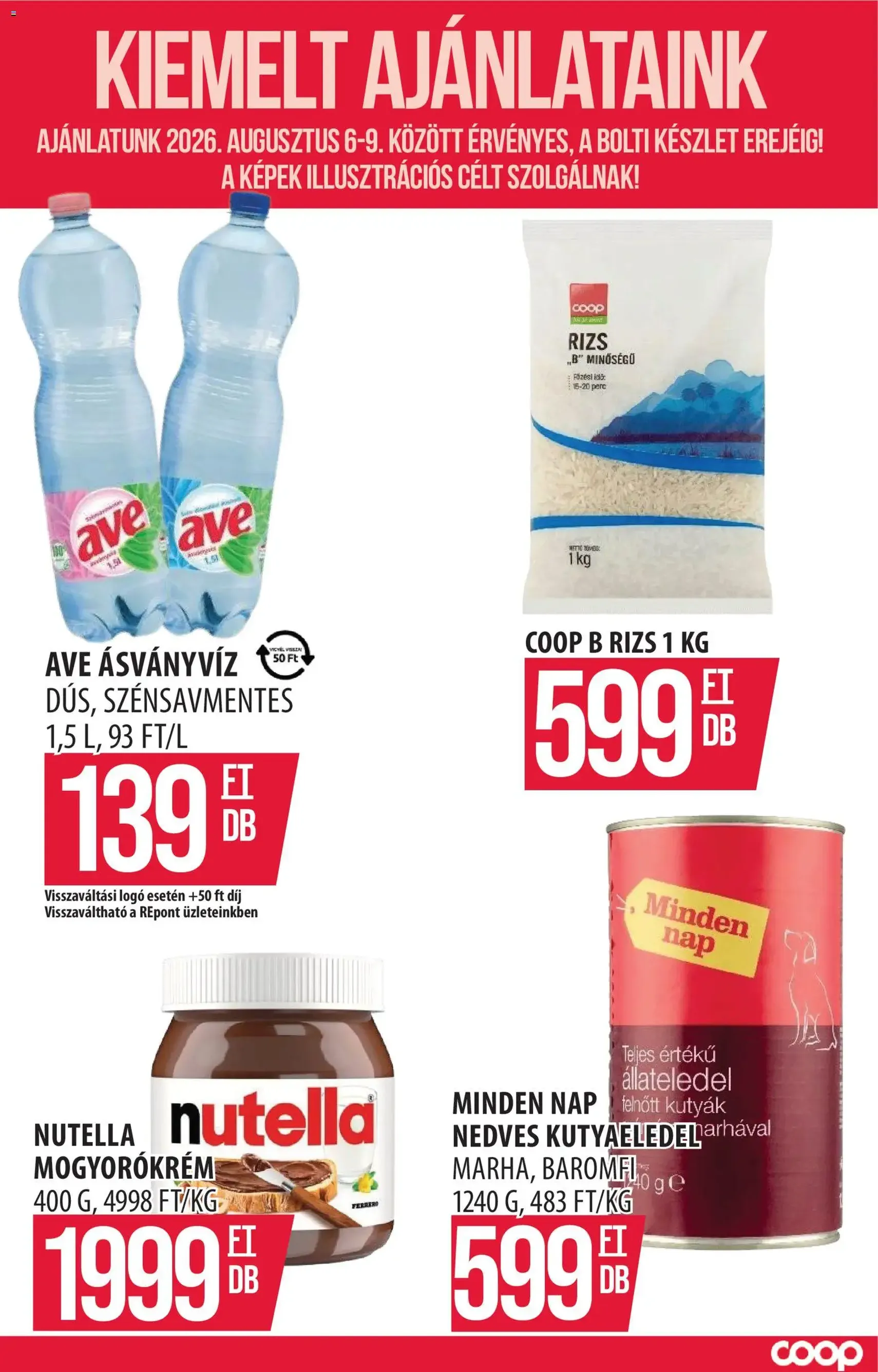 COOP Szolnok akciós újság - 2026.08.06. érvényes szórólap 5 oldal 19 oldalból