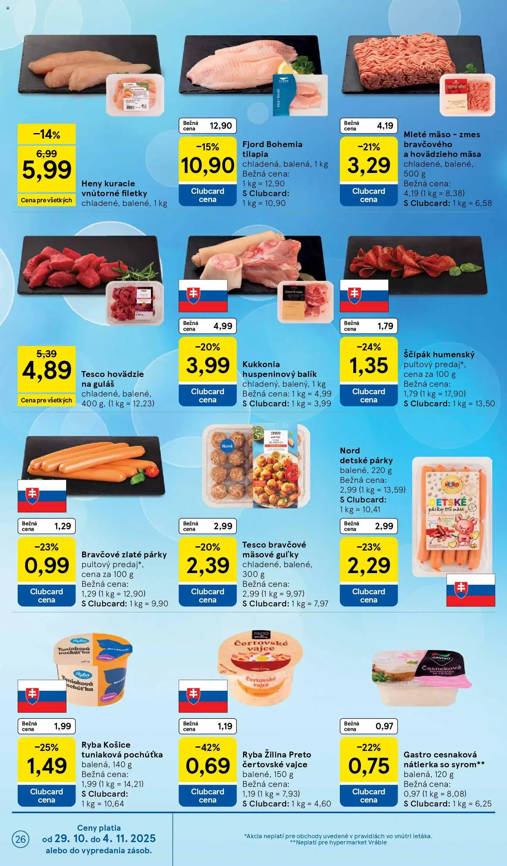 Tesco Hypermarket - leták - platný leták od 29.10.2025 strana 26 z 39 Tesco Hypermarket - leták - platný leták od 29.10.2025 strana 26 z 39