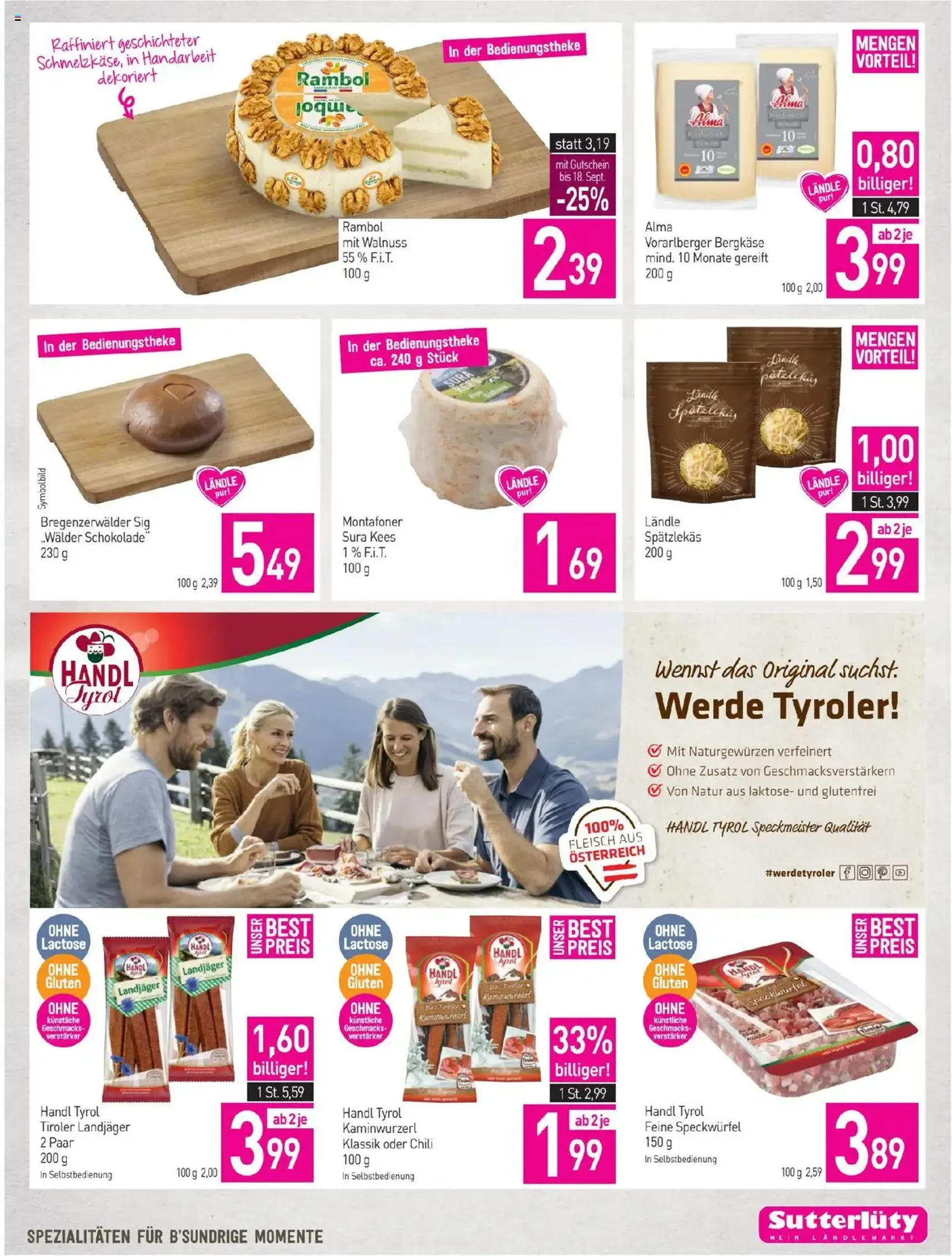 Sutterlüty Flugblatt - Gültiger Prospekt ab 11.09.2025, Seite 5 von insgesamt 20