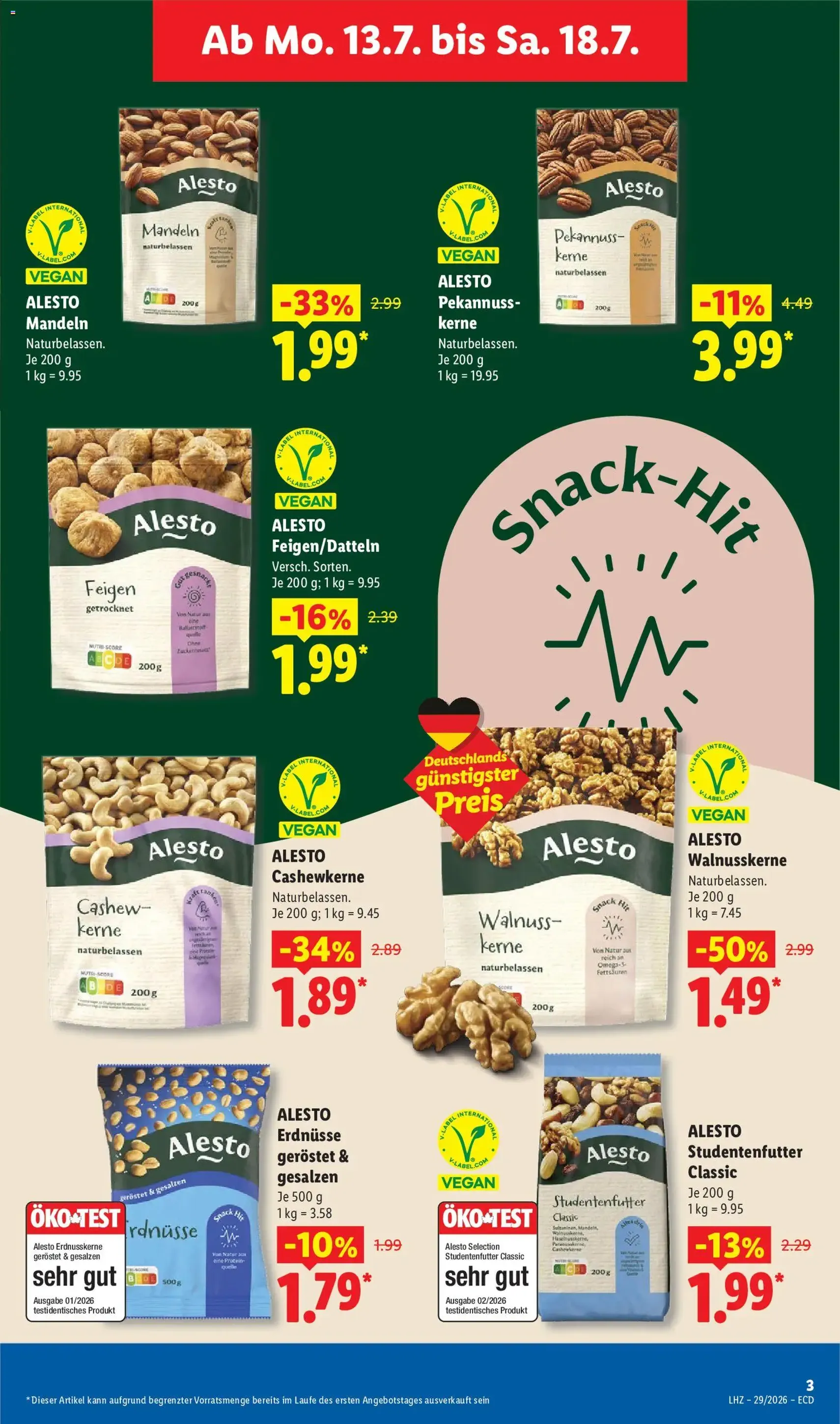 Lidl Prospekt - Gültiger Prospekt ab 13.07.2026, Seite 7 von insgesamt 72