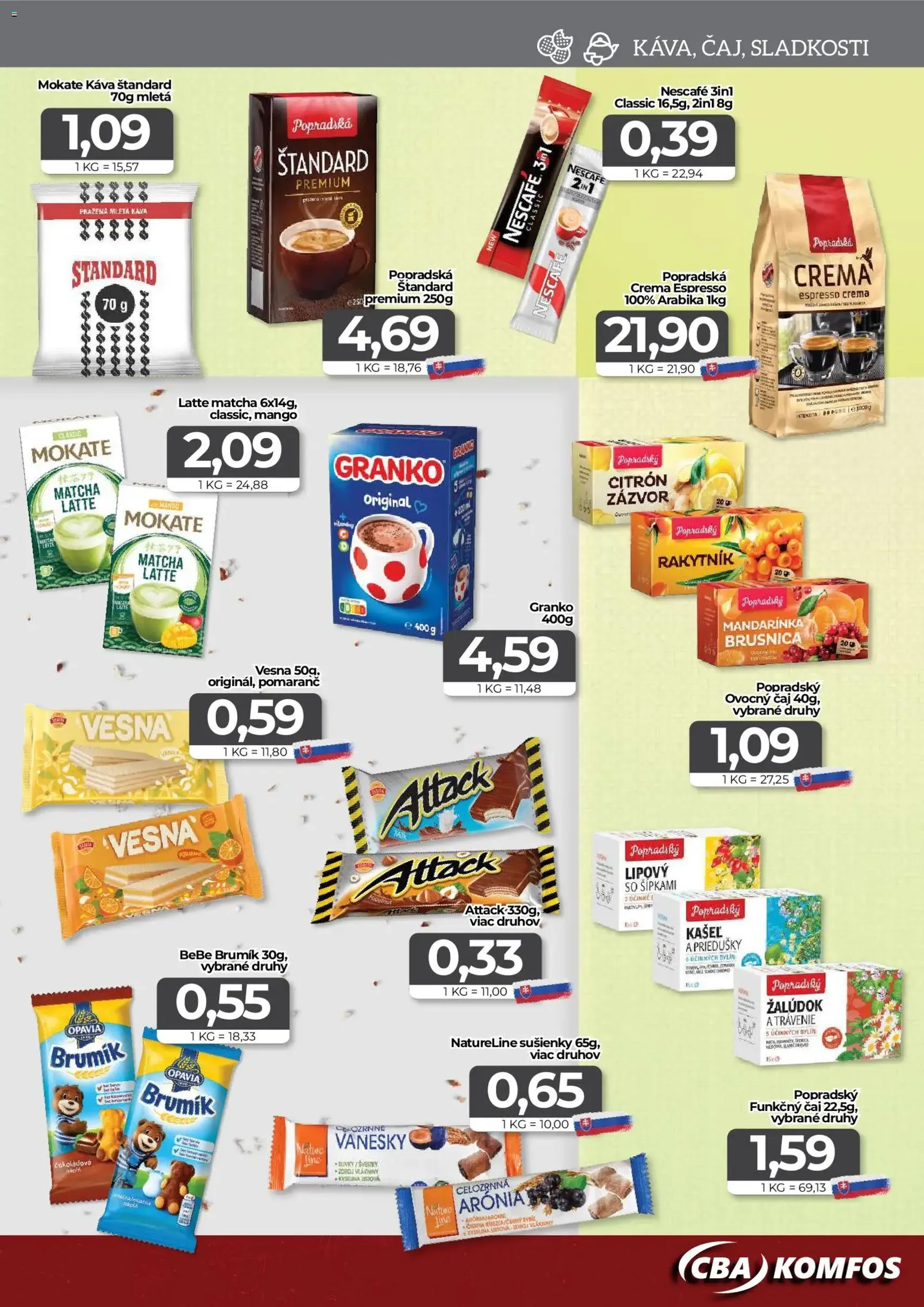 CBA Komfos leták - platný leták od 24.04.2026 strana 9 z 16