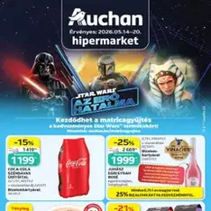 Auchan akciós újság - szórólap előnézete érvényes 2026.05.14. -tól