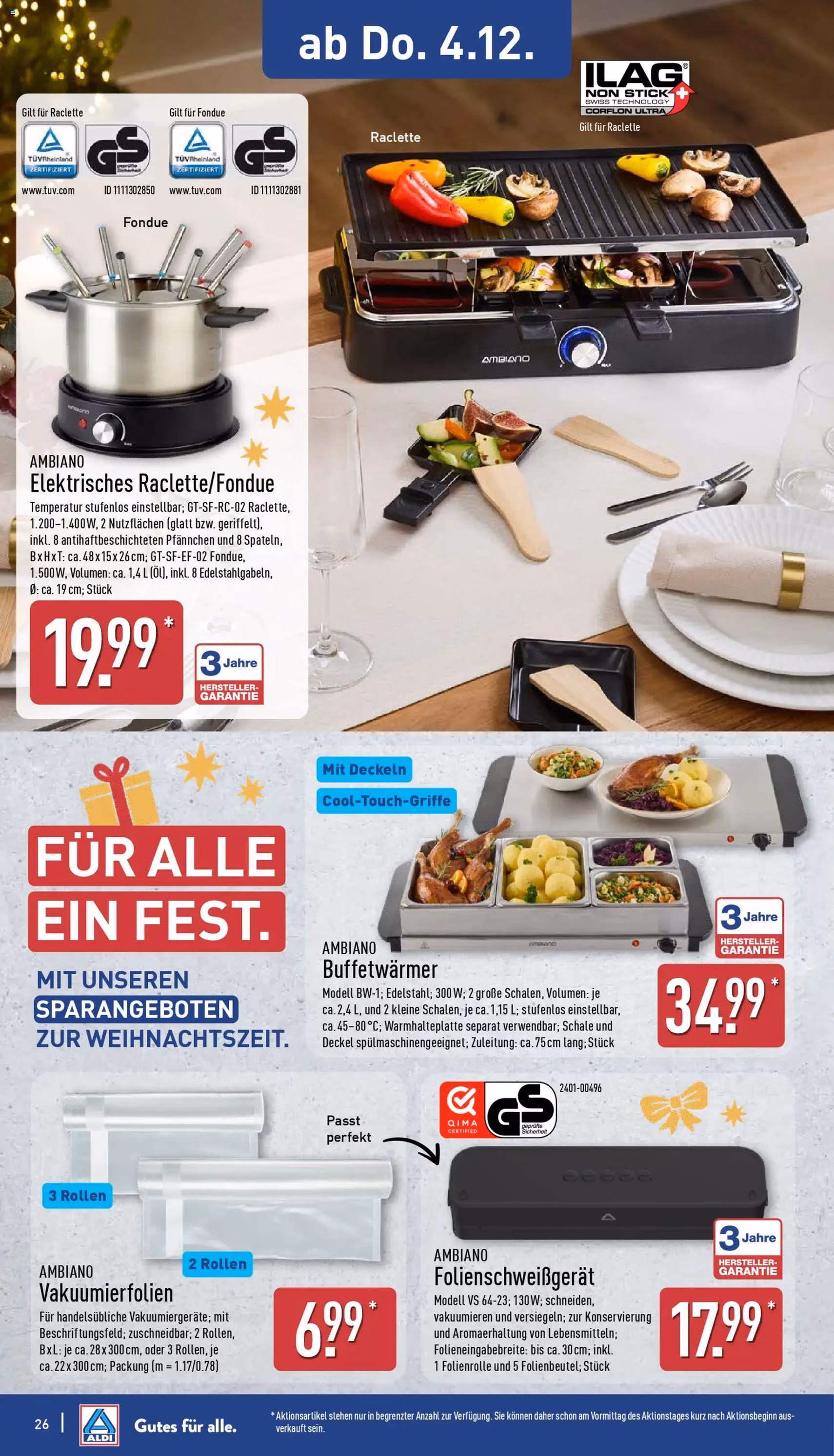 Aldi Prospekt - Gültiger Prospekt ab 01.12.2025, Seite 26 von insgesamt 45