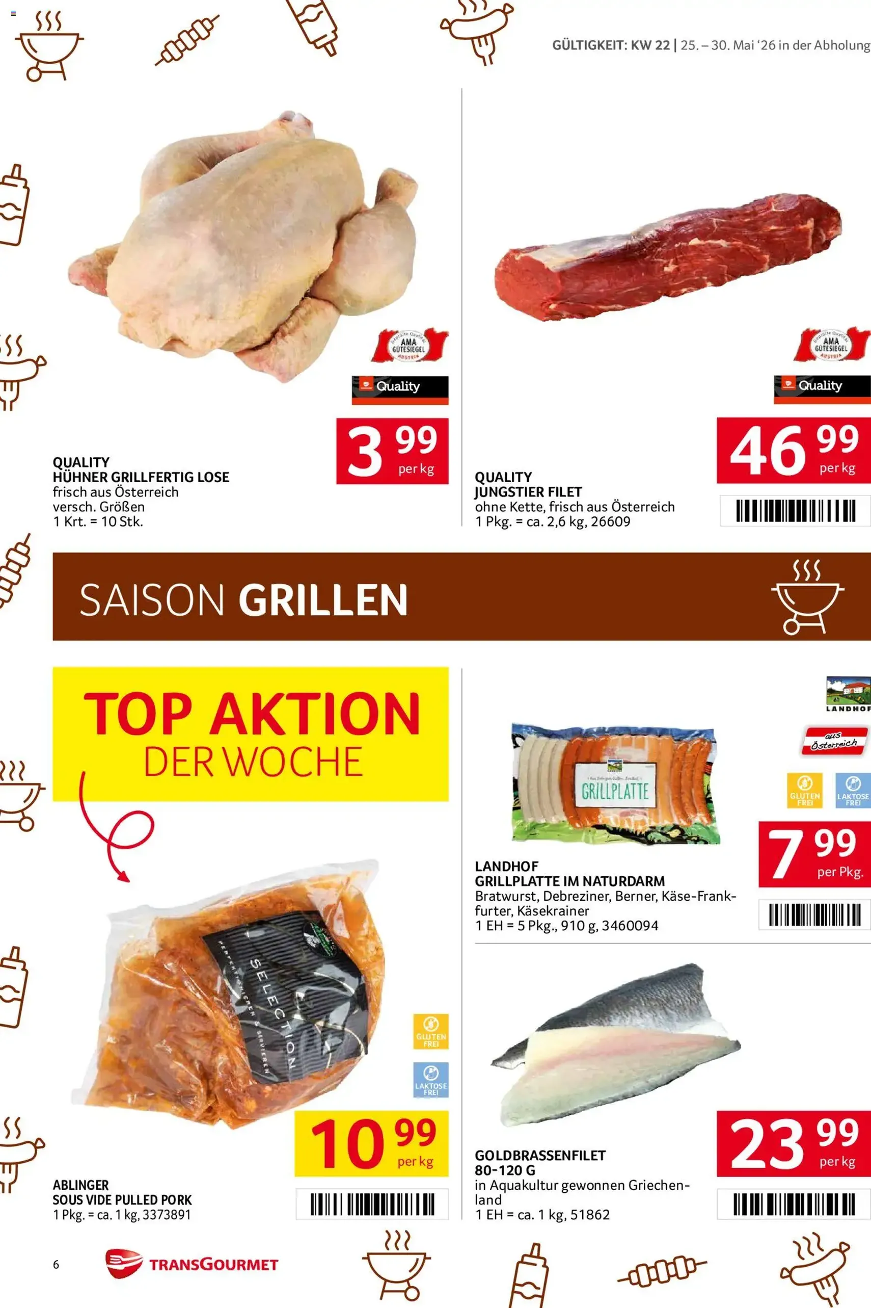Transgourmet Flugblatt - Gültiger Prospekt ab 25.05.2026, Seite 6 von insgesamt 35
