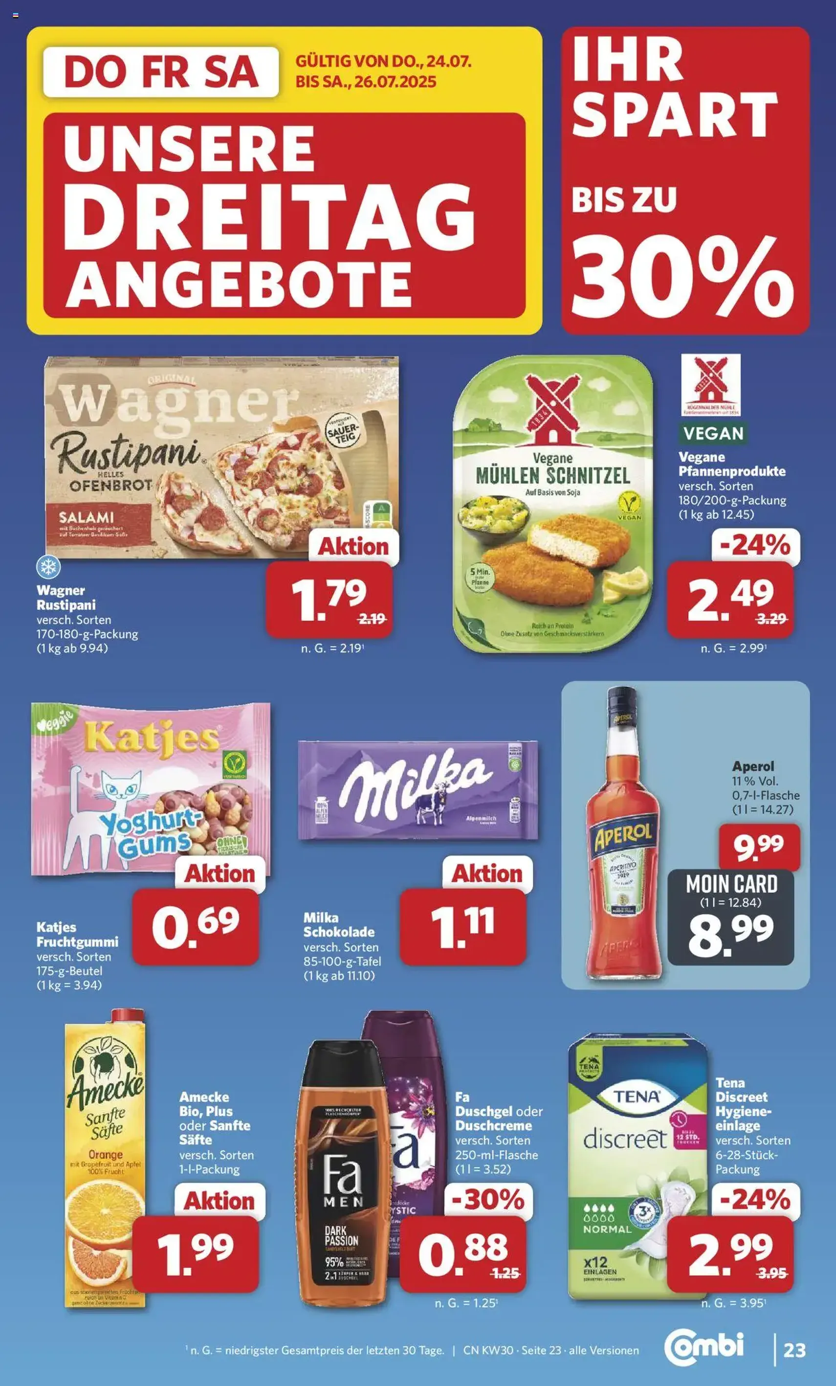Combi Prospekt - Gültiger Prospekt ab 21.07.2025, Seite 29 von insgesamt 35
