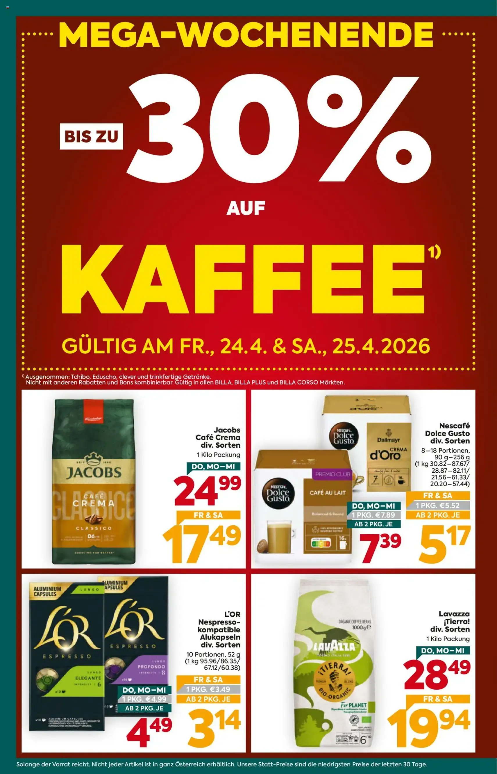 Billa Plus Flugblatt - Gültiger Prospekt ab 23.04.2026, Seite 2 von insgesamt 16
