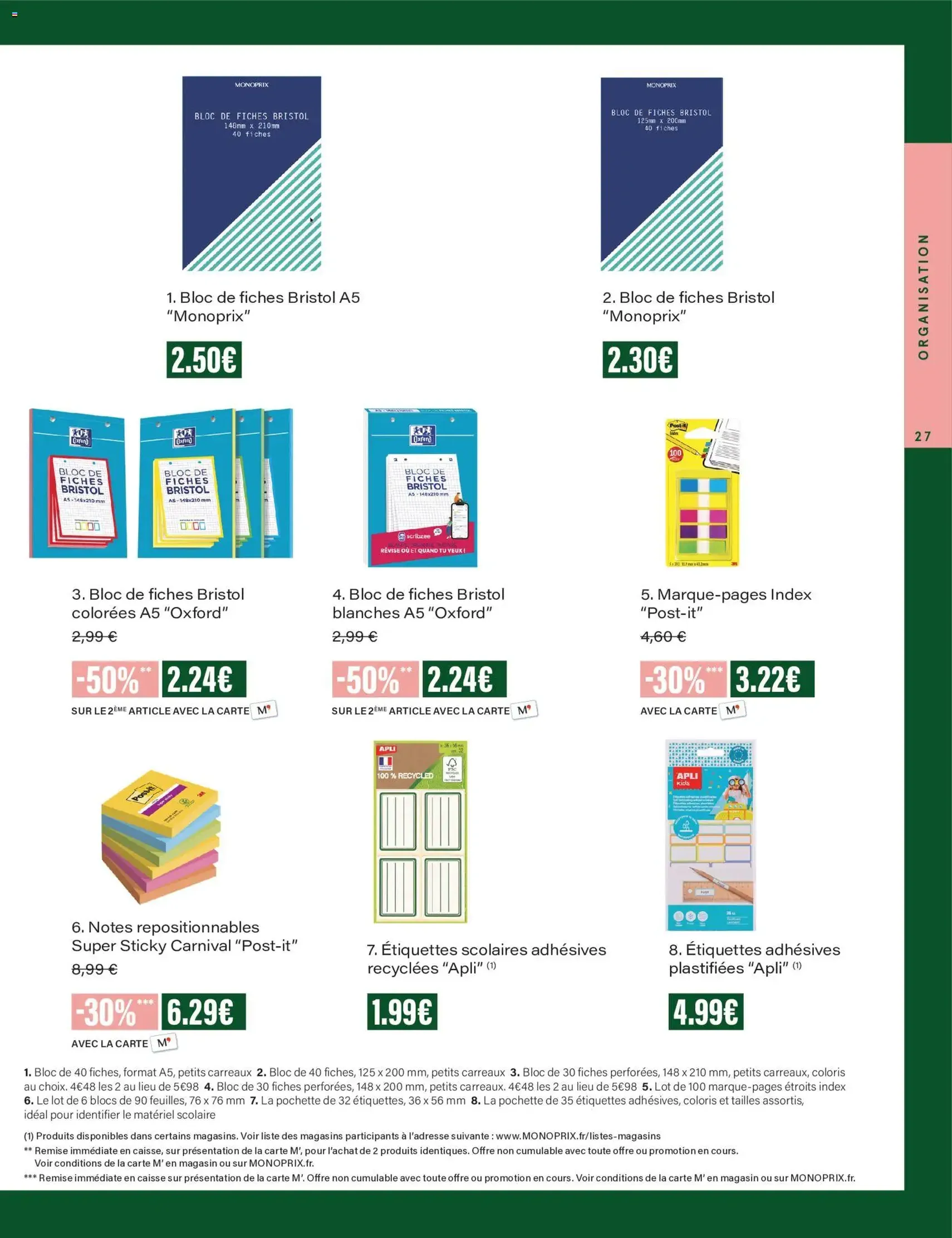 Monoprix - Guide de rentree - brochure valable à partir du 04/08/2026, page 27 sur 42