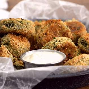 Recipe preview Keto crispy baked zucchini slices
