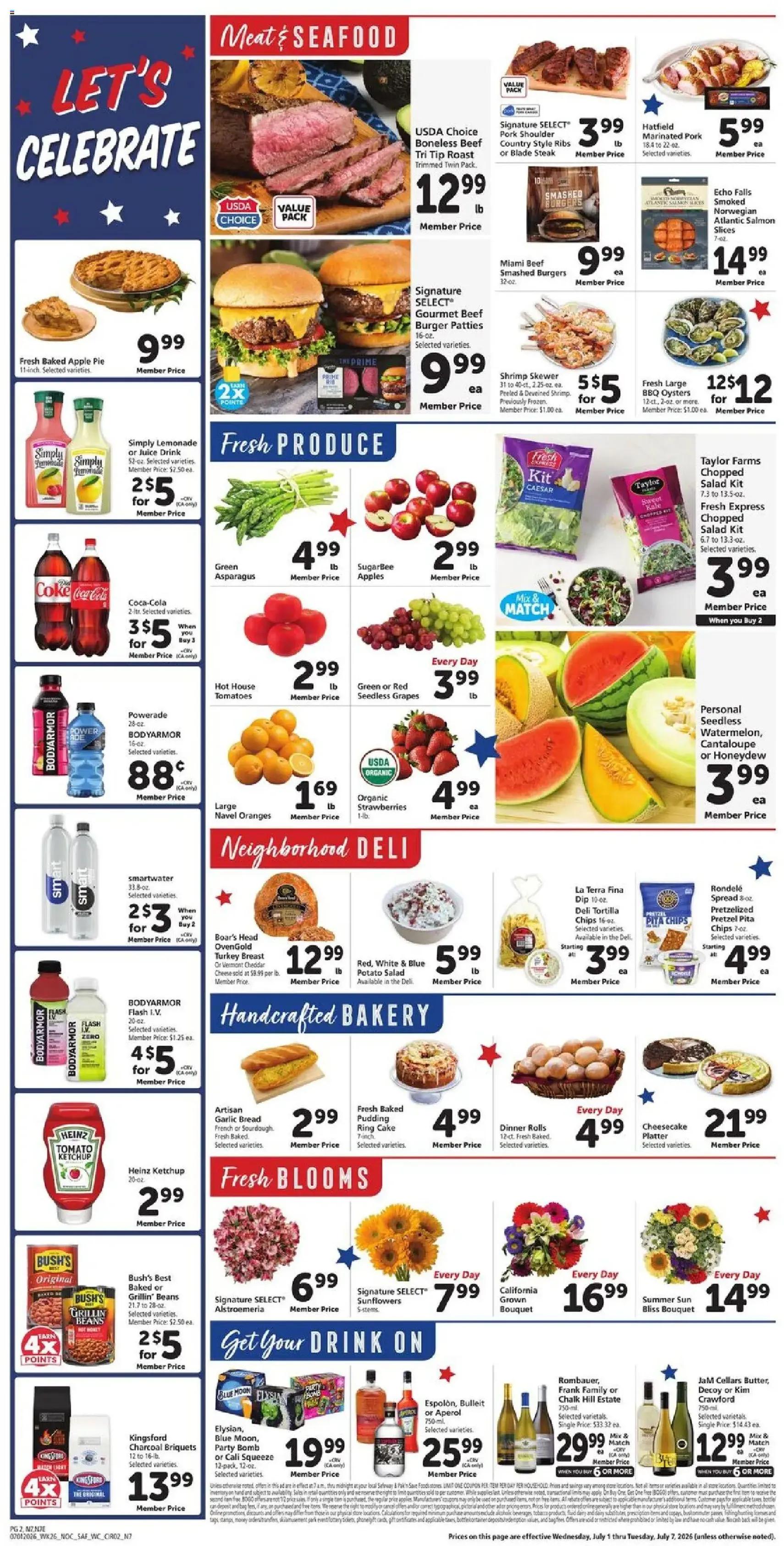 Safeway Weekly Ad - valid flyer from 07/01/2026, page 2 of 13