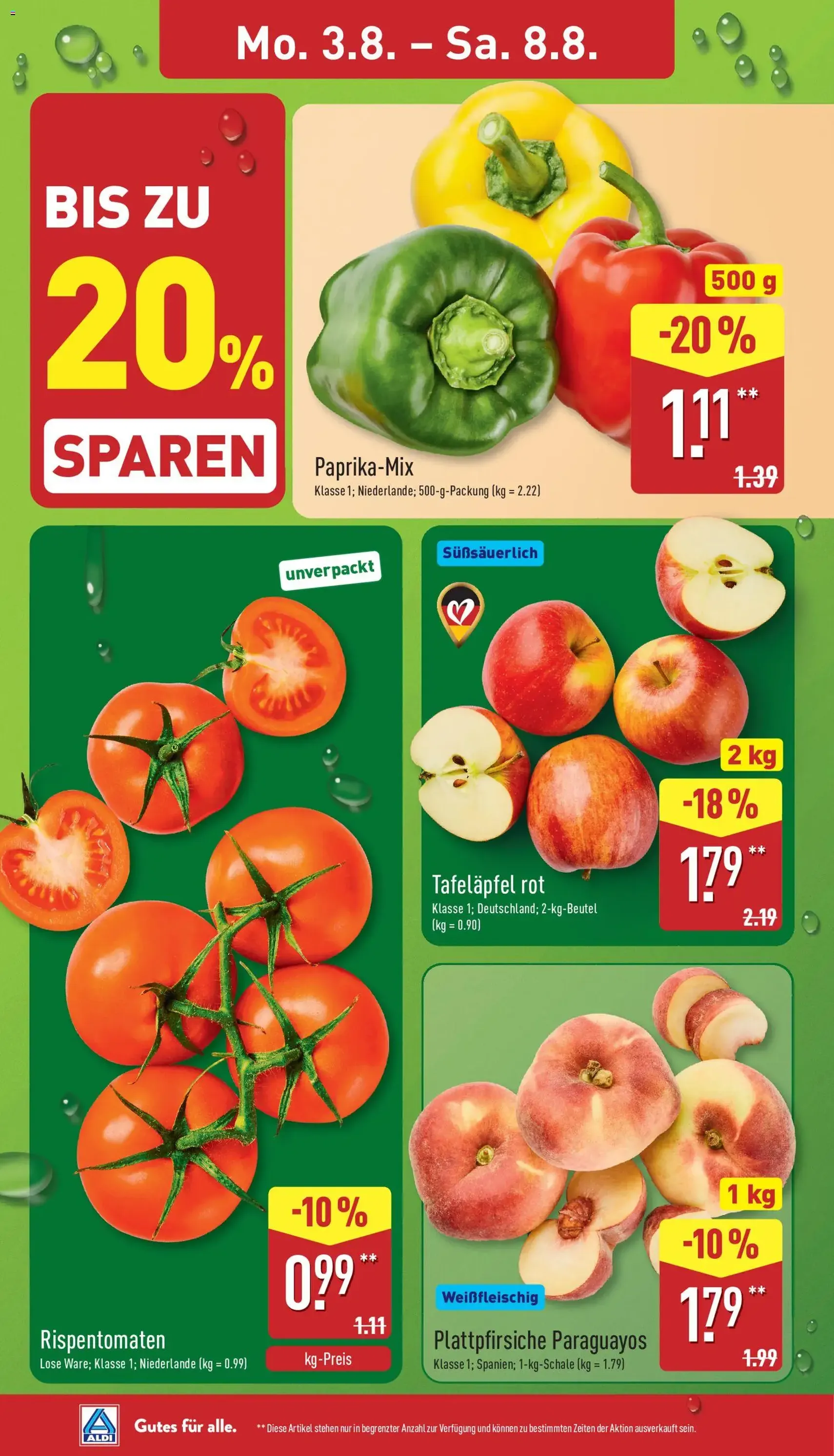 Aldi Prospekt - Gültiger Prospekt ab 03.08.2026, Seite 3 von insgesamt 41