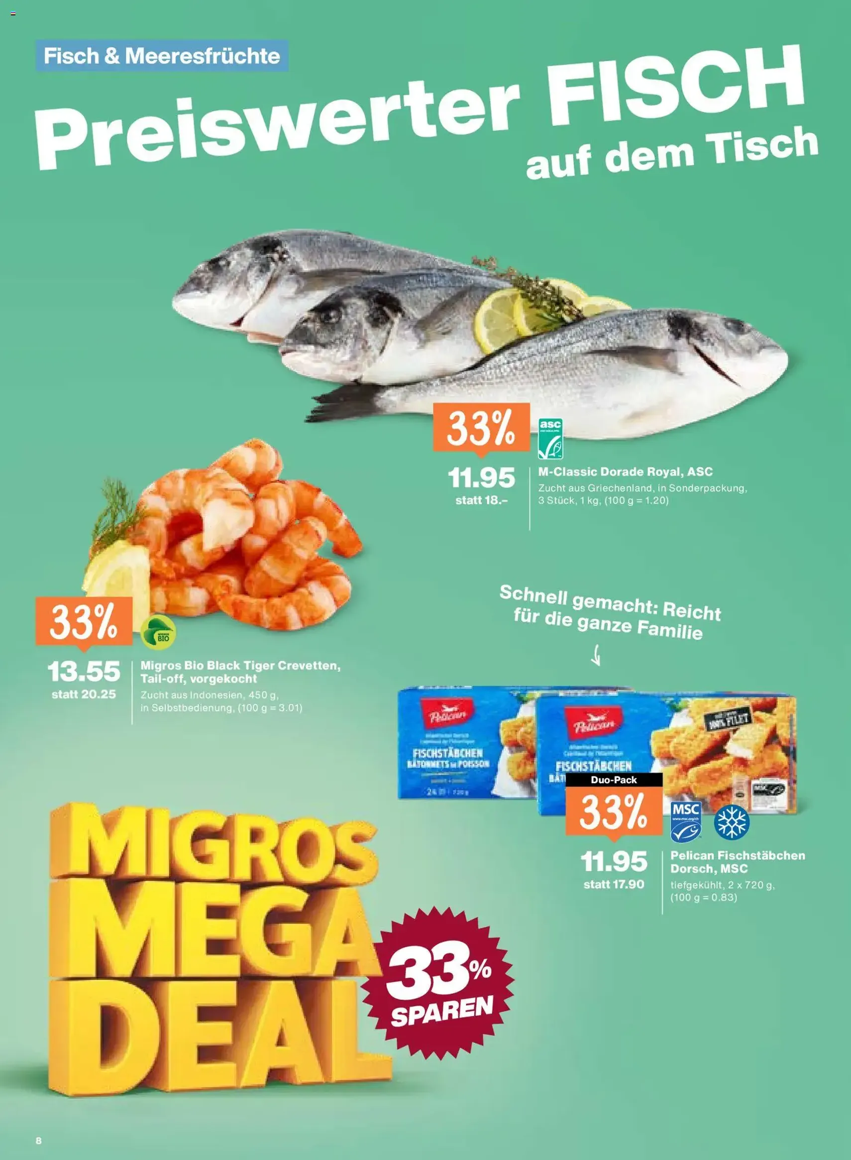 Migros aktionen - Gültiger Prospekt ab 27.08.2026, Seite 8 von insgesamt 20