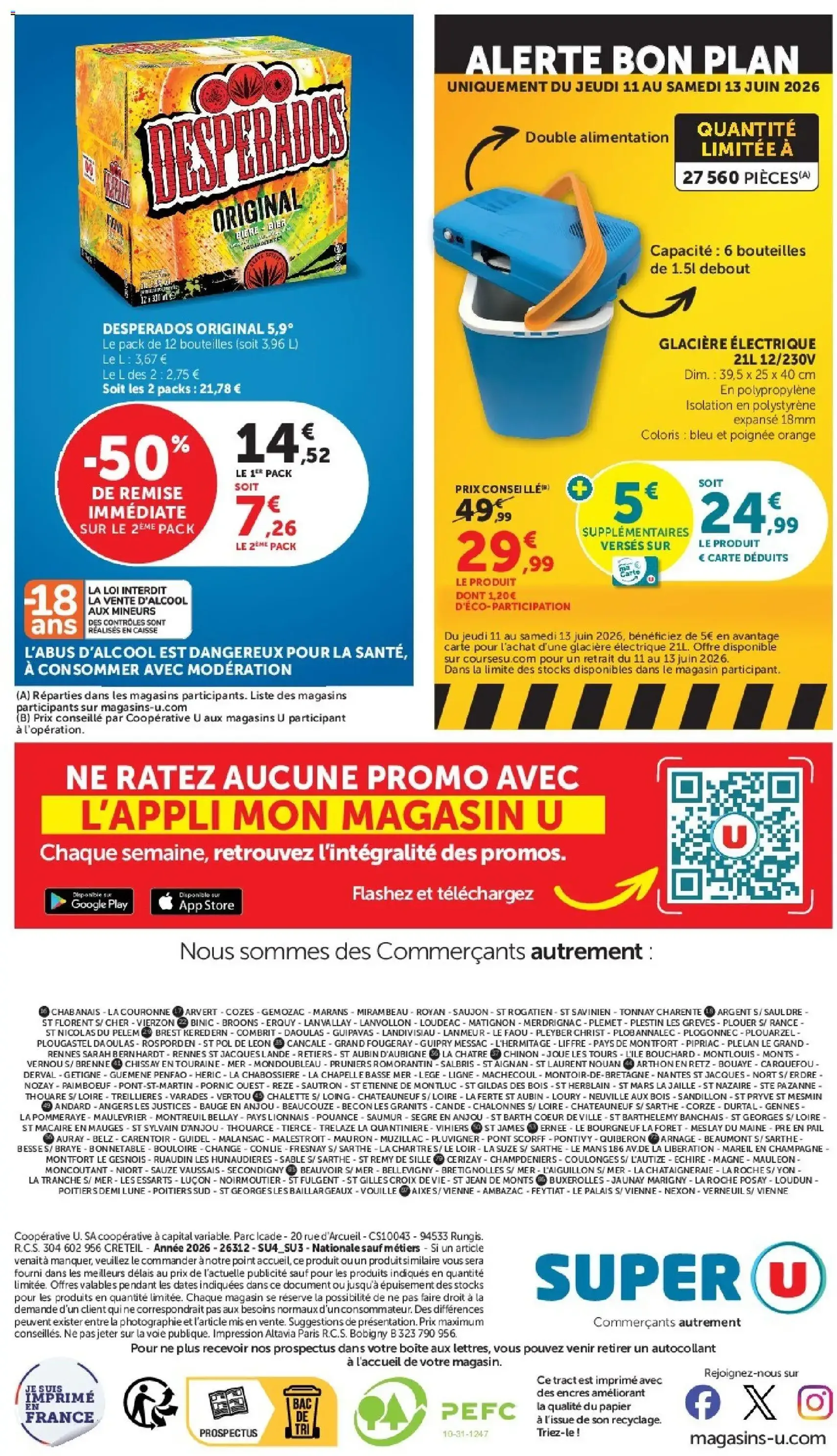 Super U - Les prix bas de la semaine - brochure valable à partir du 09/06/2026, page 36 sur 36