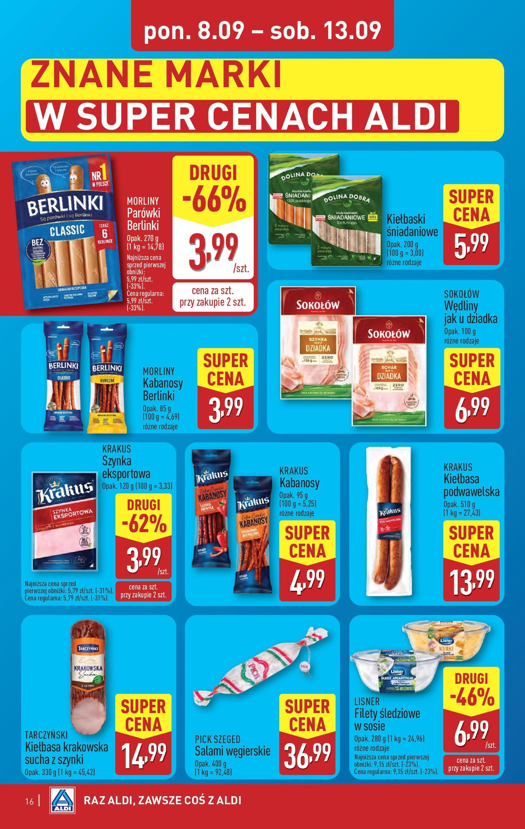 Aldi Gazetka - ważny gazetka od 08.09.2025 strona 16 z 44 Aldi Gazetka - ważny gazetka od 08.09.2025 strona 16 z 44