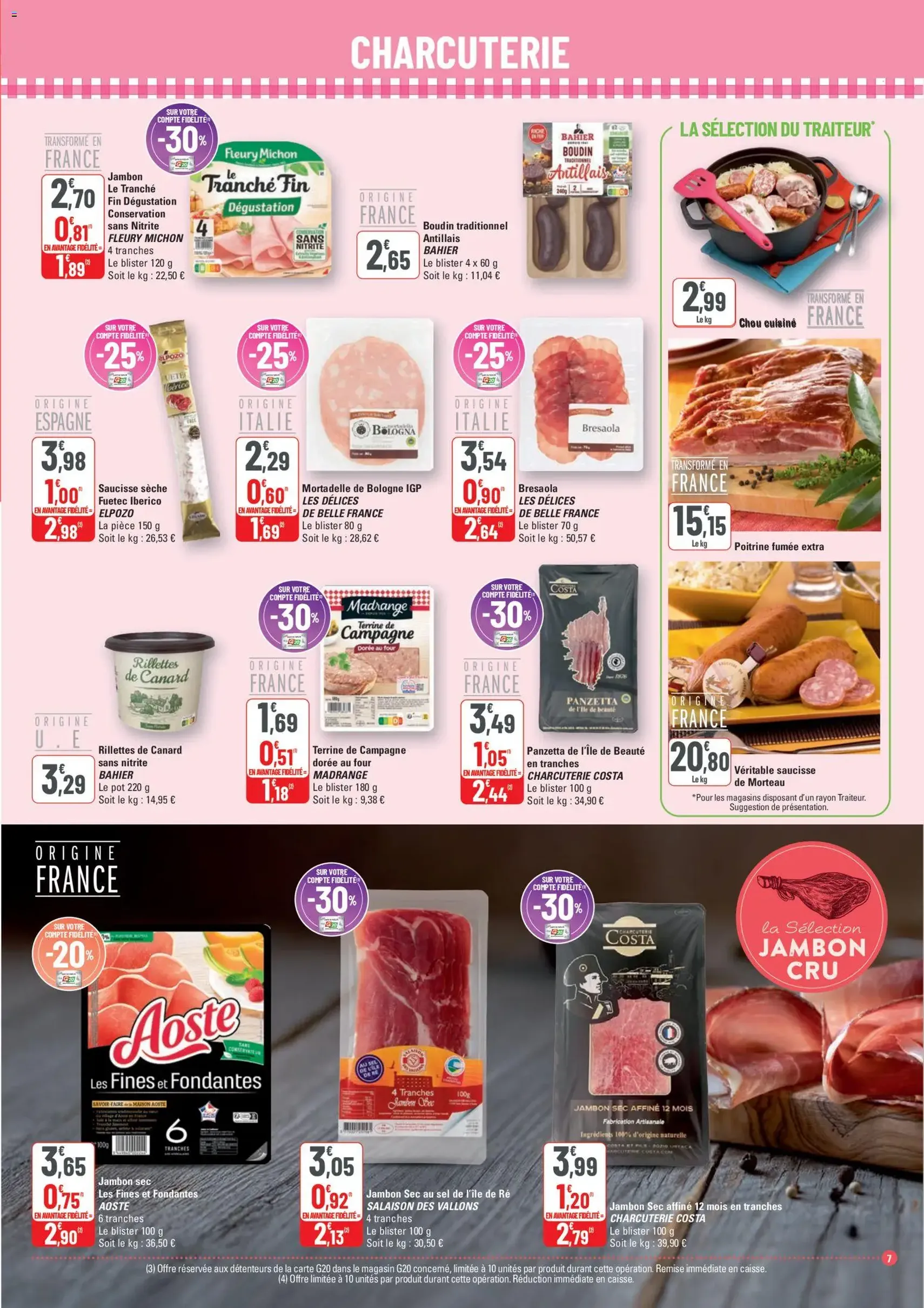 G20 Supermarchés catalogue - brochure valable à partir du 22/10/2025, page 7 sur 20 G20 Supermarchés catalogue - brochure valable à partir du 22/10/2025, page 7 sur 20