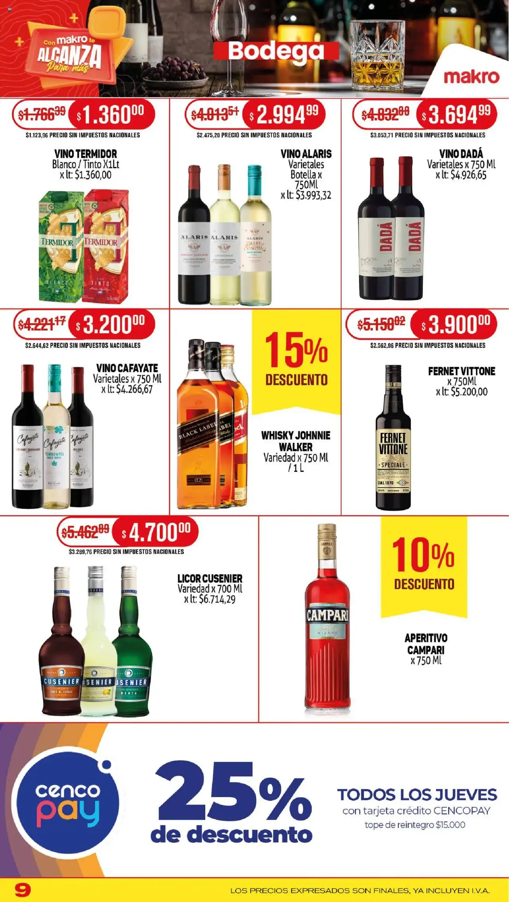 Makro ofertas - folleto válido desde 17/07/2025 página 9 de 12 Makro ofertas - folleto válido desde 17/07/2025 página 9 de 12