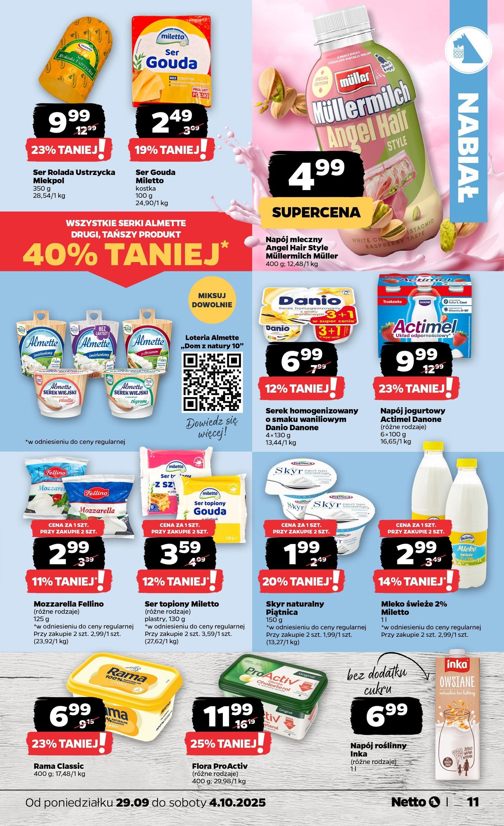 Netto gazetka - Spożywcza - ważny gazetka od 29.09.2025 strona 11 z 31 Netto gazetka - Spożywcza - ważny gazetka od 29.09.2025 strona 11 z 31