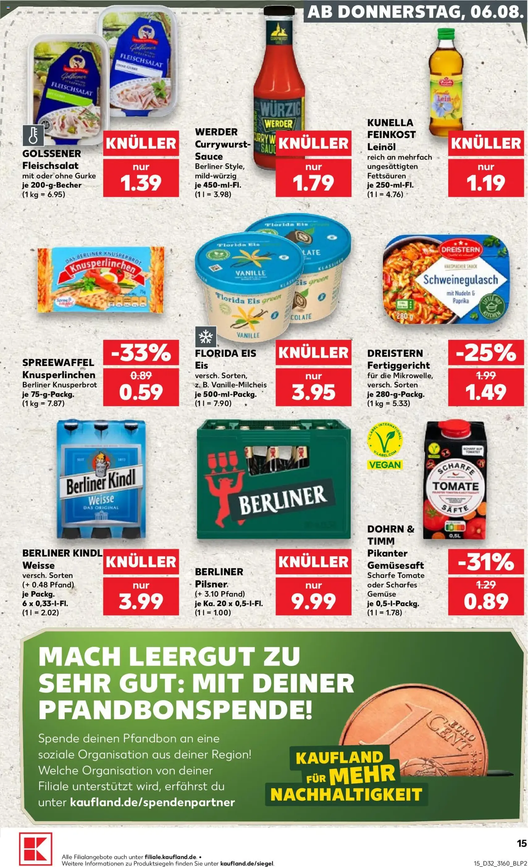 Kaufland Prospekt - Gültiger Prospekt ab 06.08.2026, Seite 15 von insgesamt 58