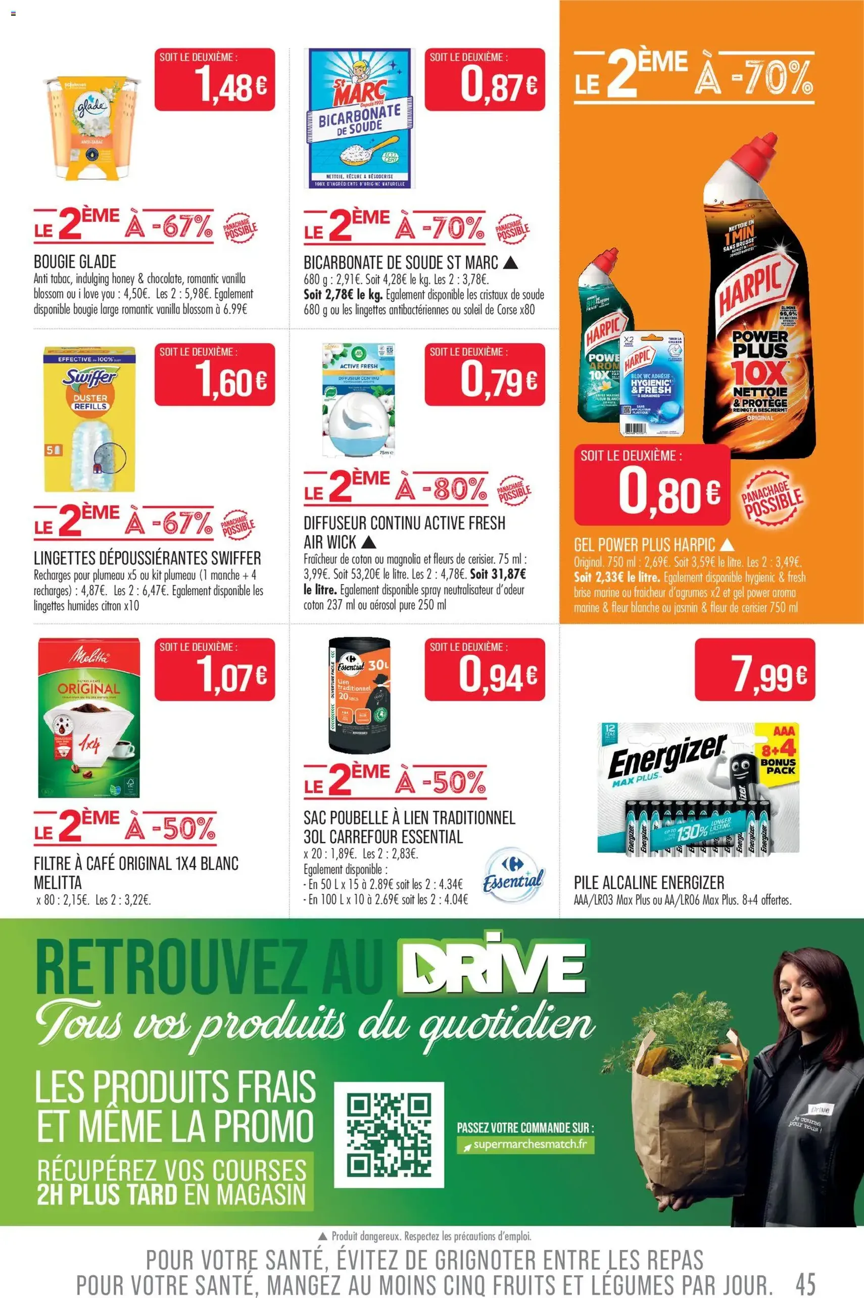 Match Supermarché catalogue - brochure valable à partir du 16/12/2025, page 45 sur 48