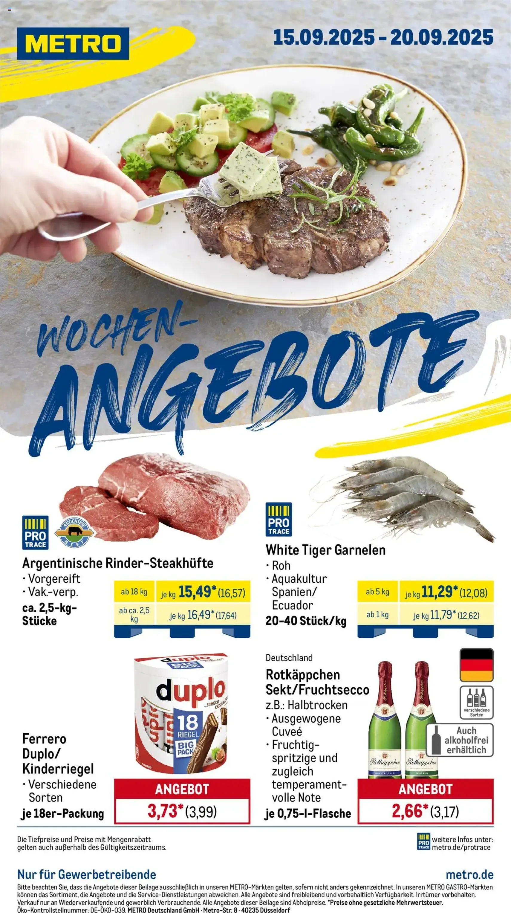 Metro Prospekt - Gültiger Prospekt ab 15.09.2025, Seite 1 von insgesamt 26