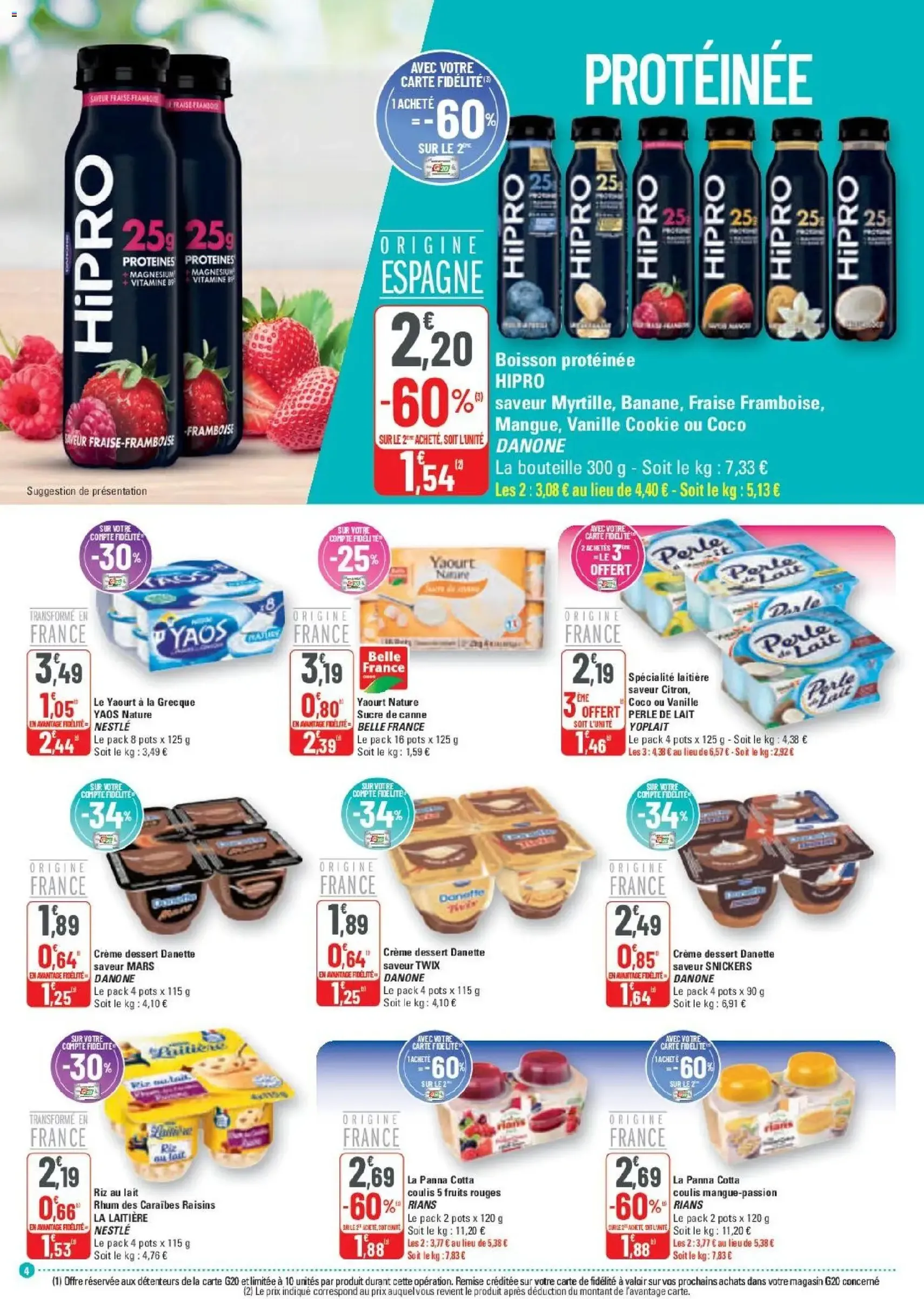 G20 Supermarchés catalogue - brochure valable à partir du 19/11/2025, page 4 sur 20