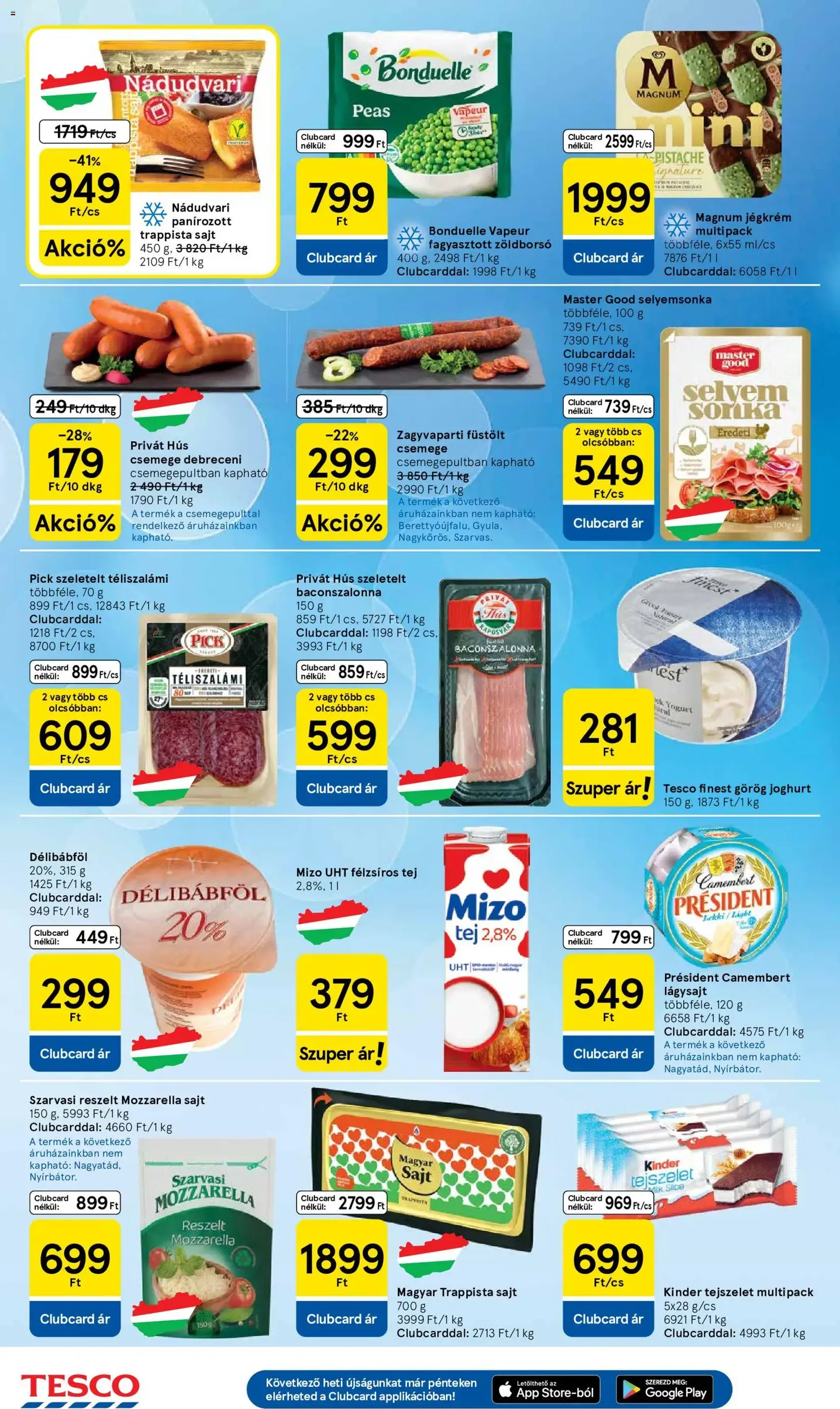 Tesco aktuális akciós újság - 2026.07.30. érvényes szórólap 4 oldal 32 oldalból
