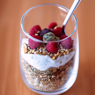 Recipe preview Activated Buckwheat, Berry and Yoghurt Parfait