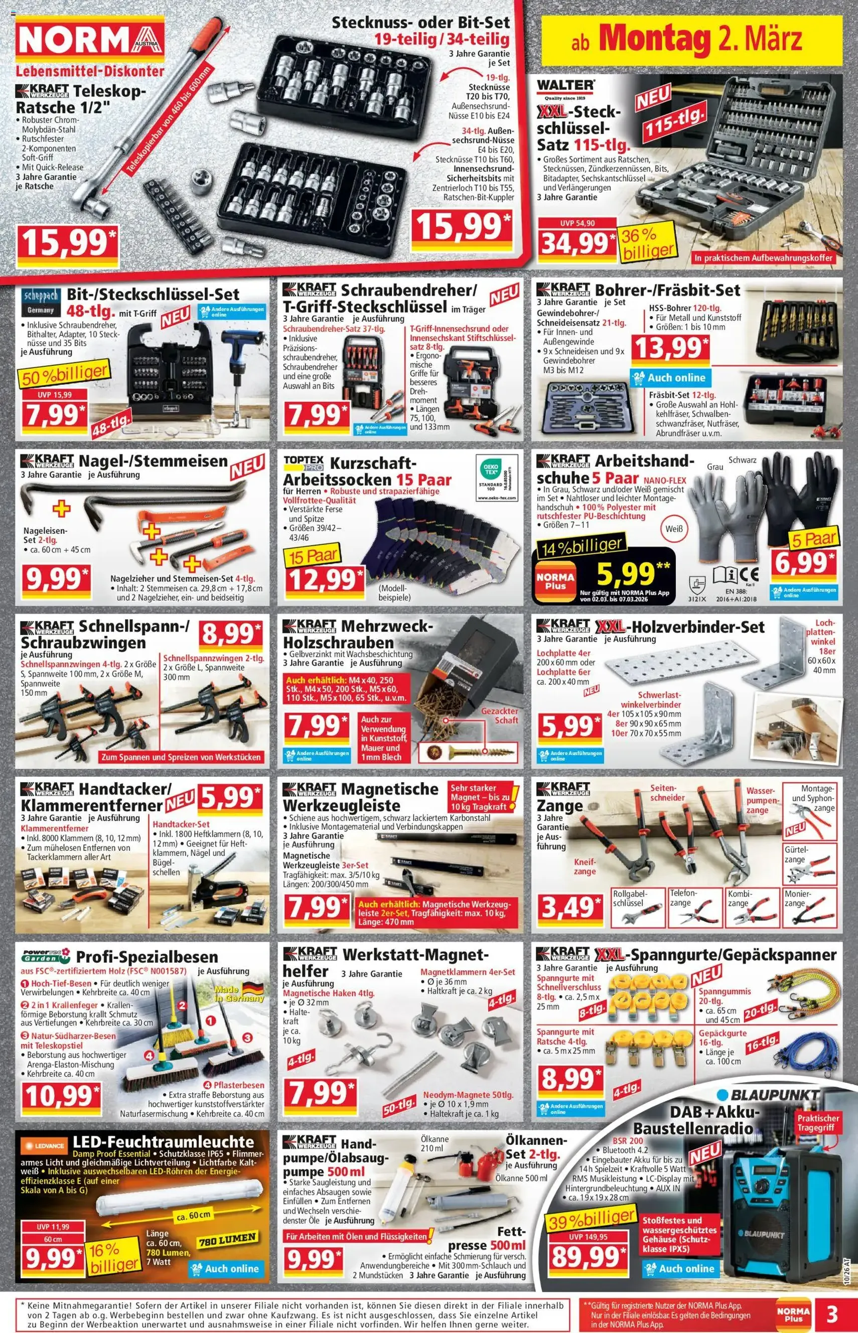 Norma Flugblatt - Gültiger Prospekt ab 02.03.2026, Seite 3 von insgesamt 20