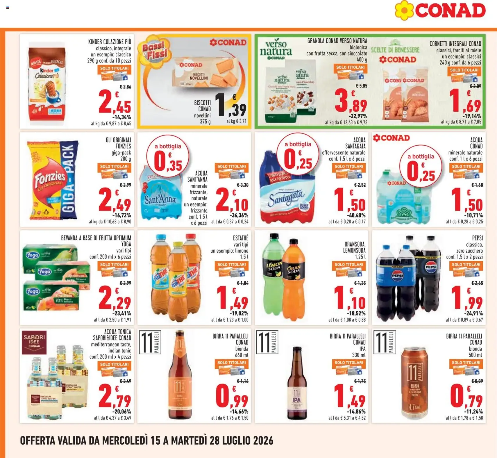 Conad volantino - volantino valido dal 15/07/2026 pagina 20 di 28