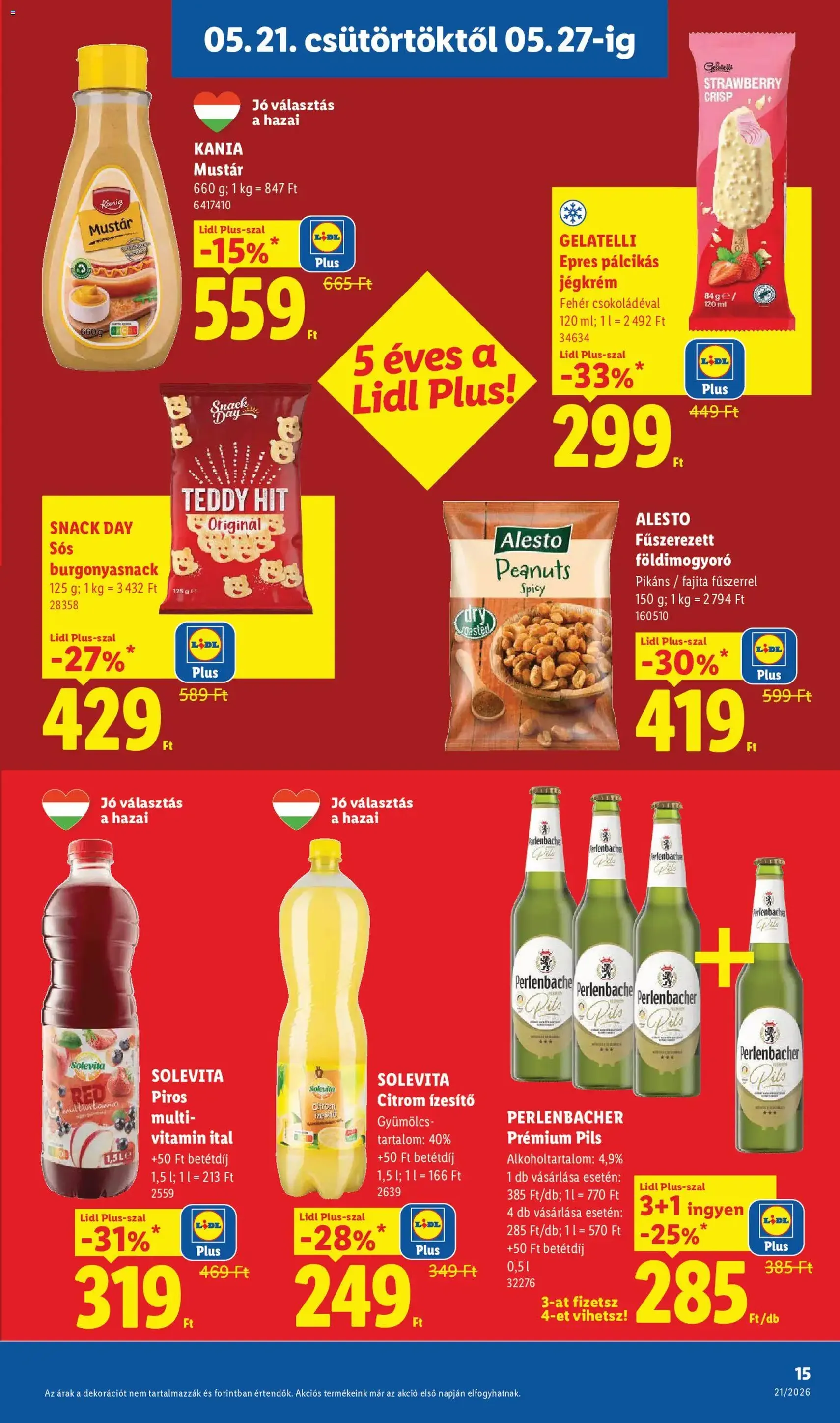 Lidl akciós újság - 2026.05.21. érvényes szórólap 15 oldal 84 oldalból
