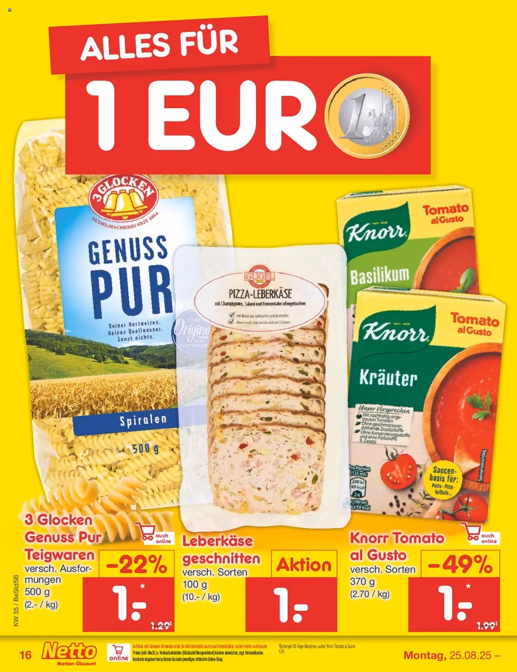 Netto Marken-Discount Prospekt - Gültiger Prospekt ab 25.08.2025, Seite 22 von insgesamt 65