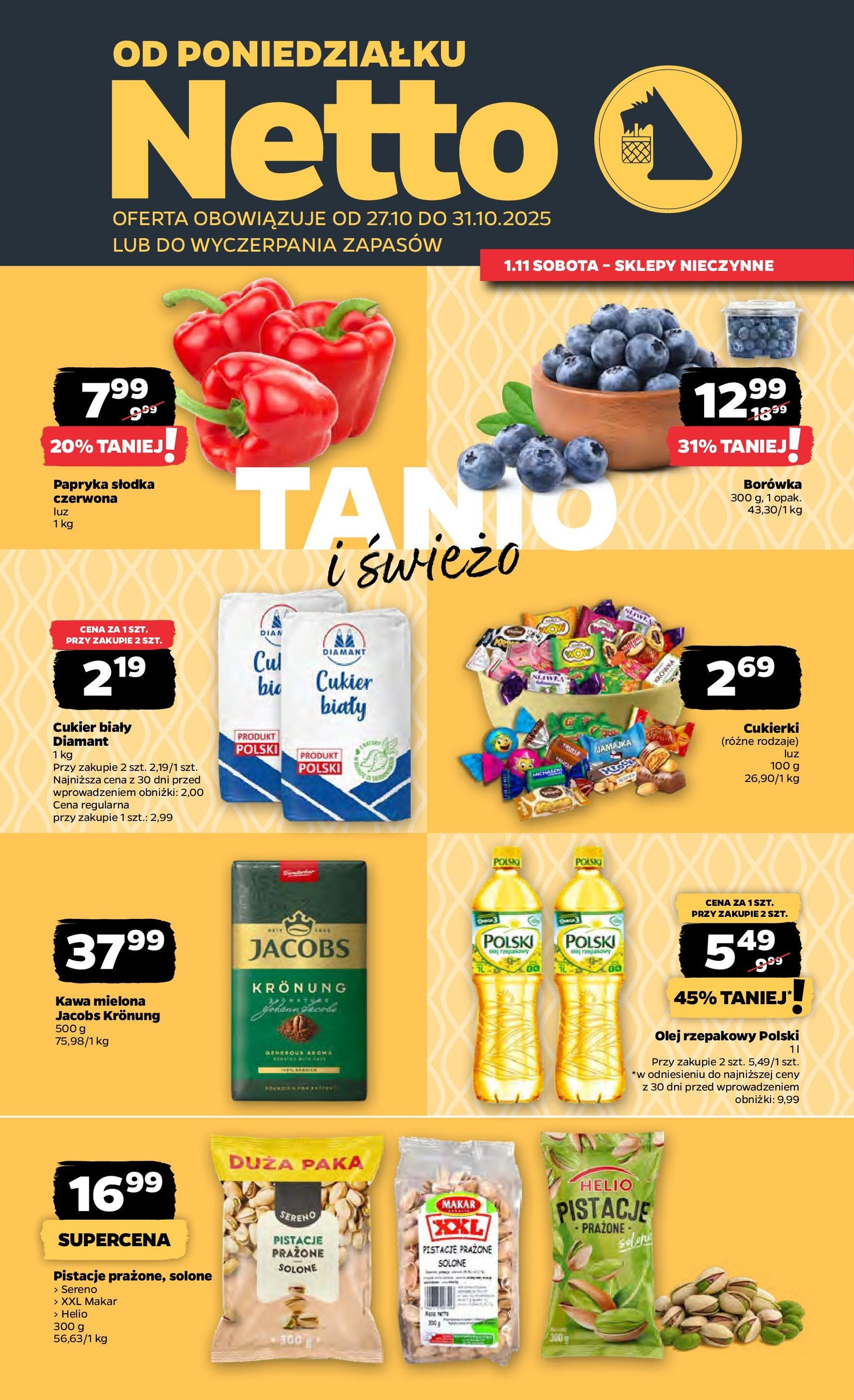 Netto gazetka - Spożywcza - ważny gazetka od 27.10.2025 strona 1 z 32 Netto gazetka - Spożywcza - ważny gazetka od 27.10.2025 strona 1 z 32