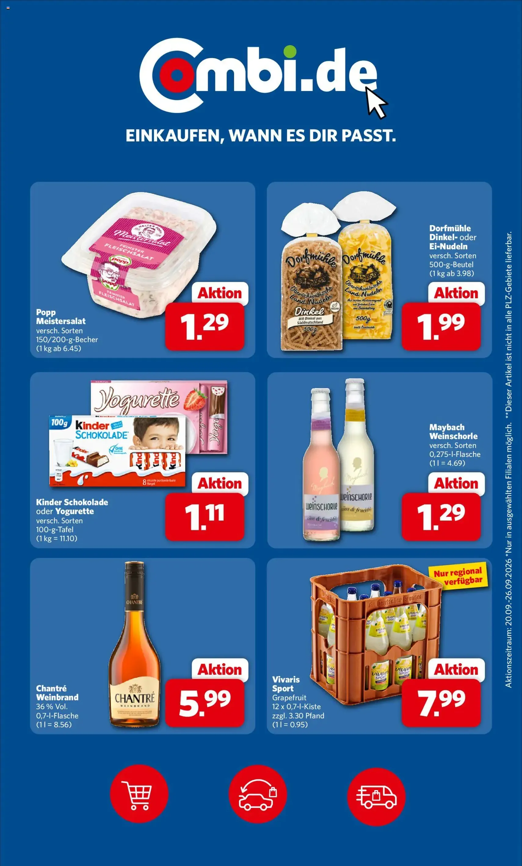 Combi Prospekt - Gültiger Prospekt ab 21.09.2026, Seite 31 von insgesamt 32