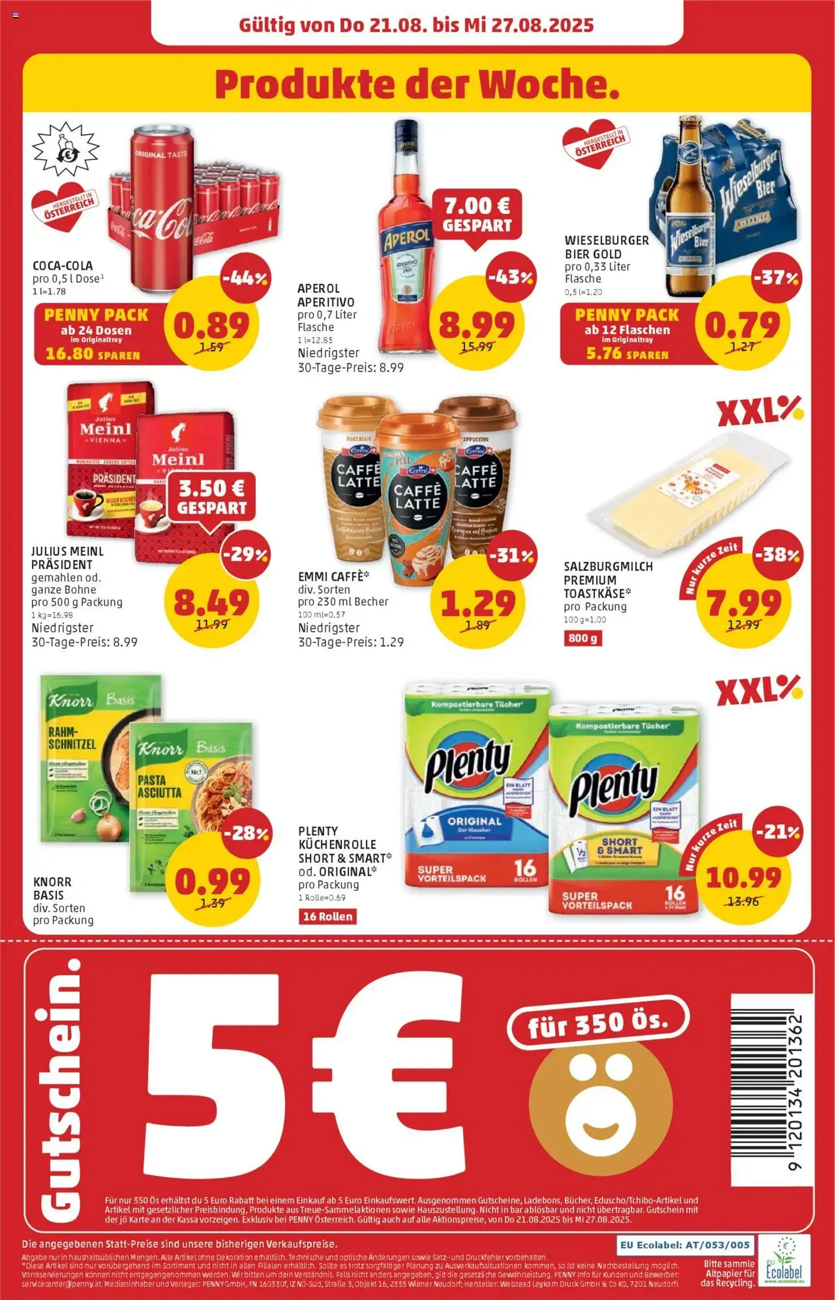 Penny Markt Flugblatt - Gültiger Prospekt ab 21.08.2025, Seite 28 von insgesamt 32