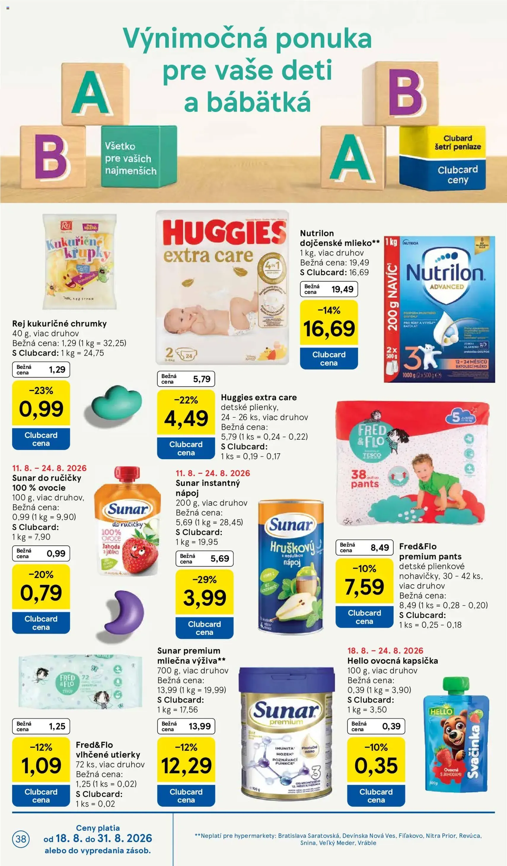 Tesco Hypermarket - leták - platný leták od 19.08.2026 strana 38 z 50