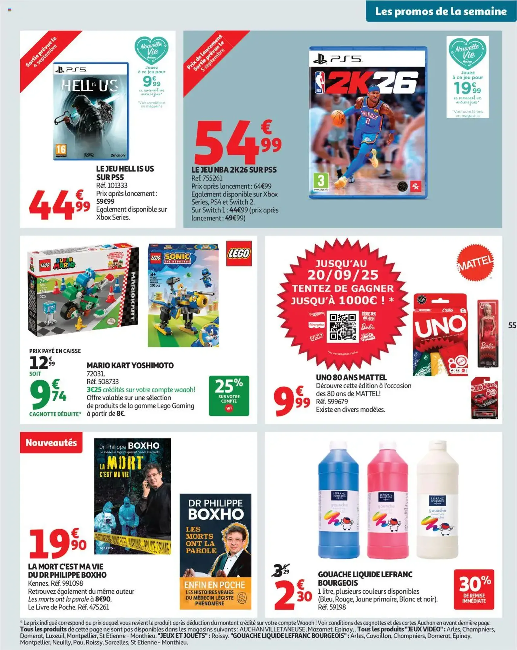Auchan prospectus - brochure valable à partir du 02/09/2025, page 55 sur 60 Auchan prospectus - brochure valable à partir du 02/09/2025, page 55 sur 60