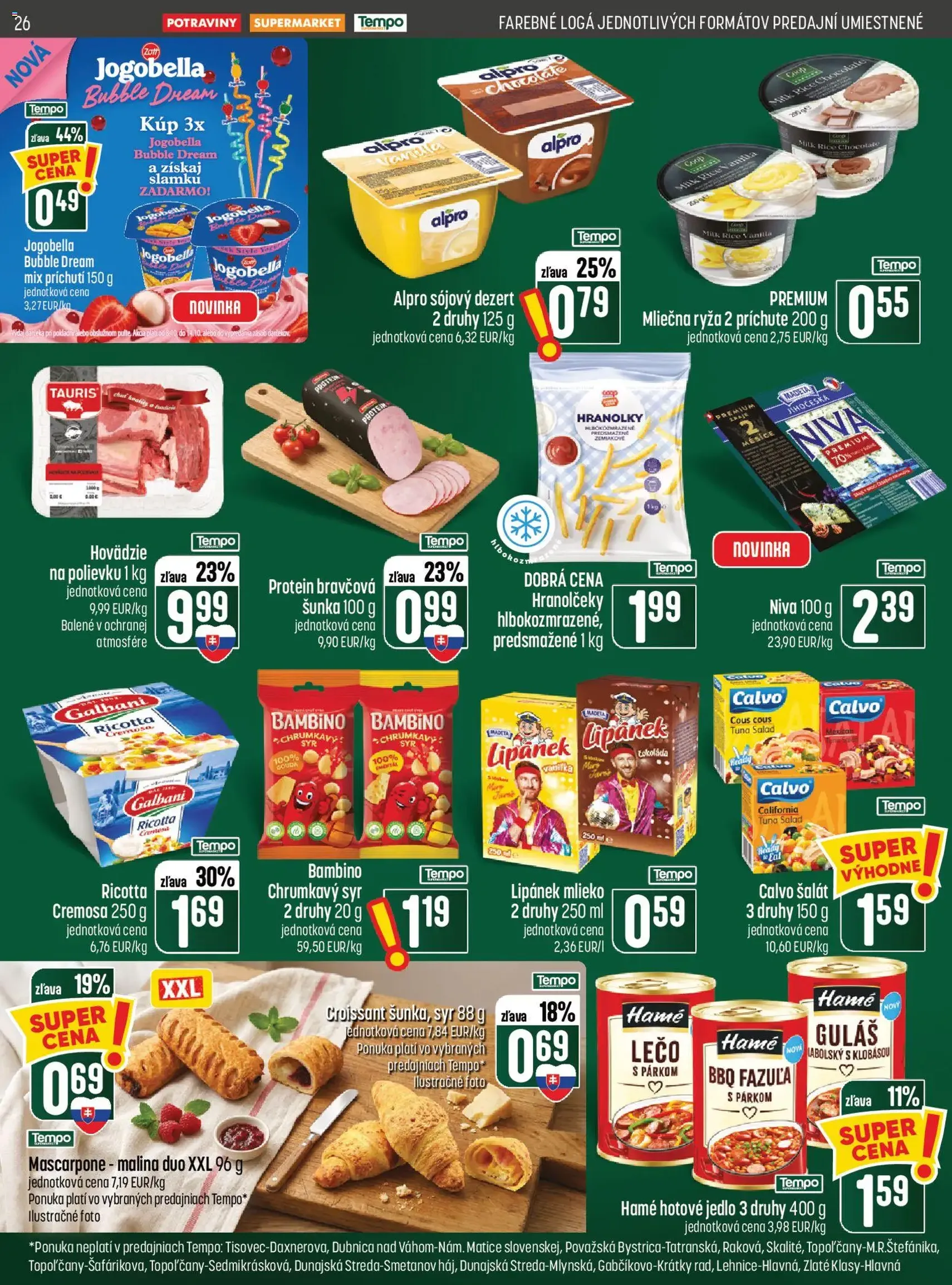 COOP Jednota leták - platný leták od 08.10.2026 strana 26 z 28