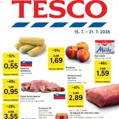 Tesco Hypermarket - leták - náhľad letáku platný od 15.07.2026